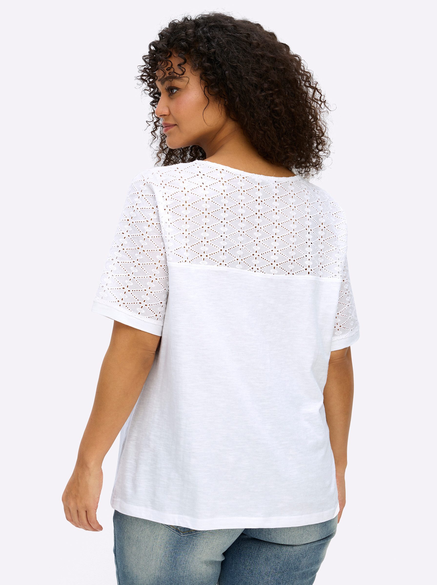 sheego by Joe Browns T-Shirt Shirt Kurzarm günstig online kaufen