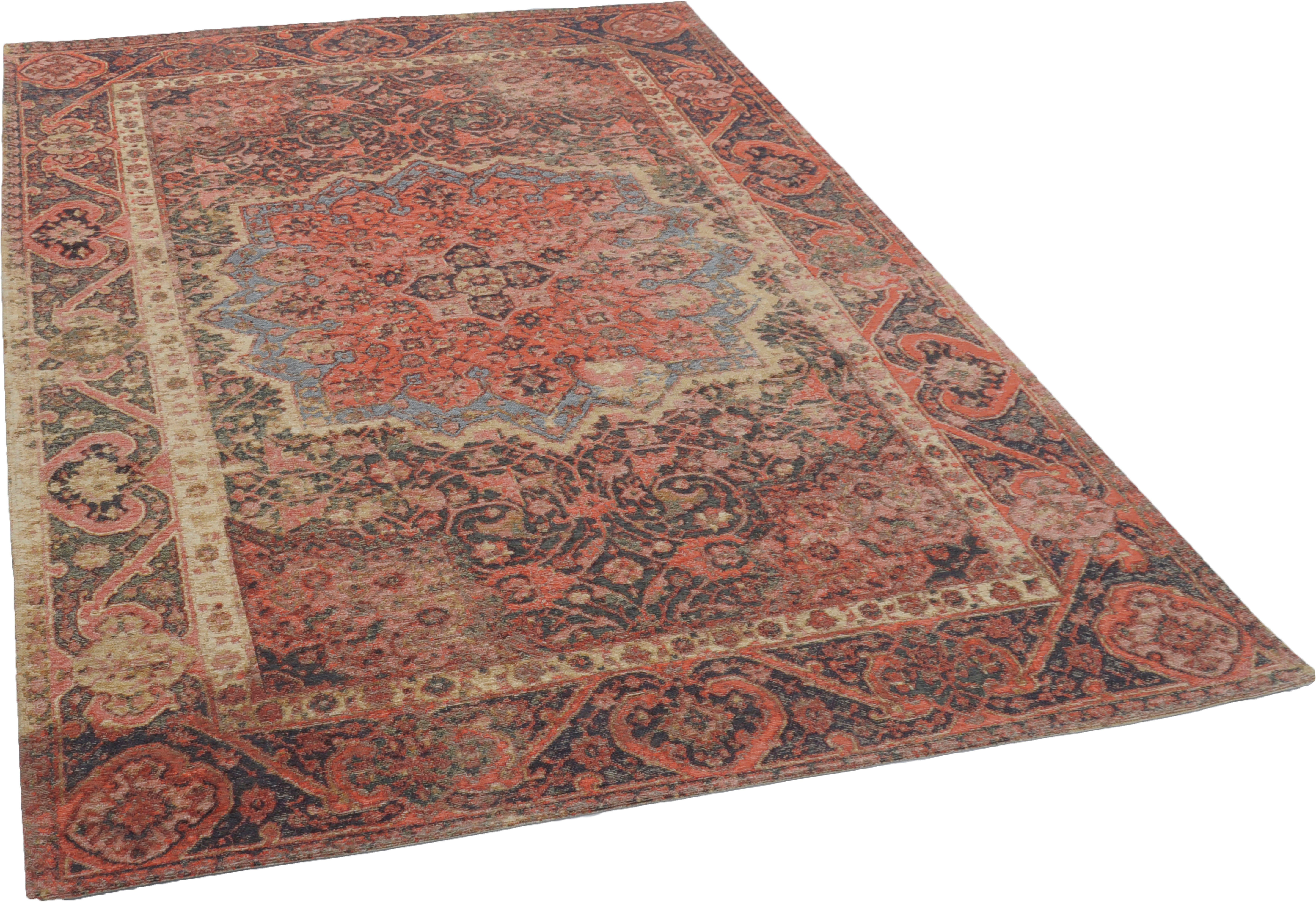 TOM TAILOR HOME Teppich Funky Orient Ghom, rechteckig, Höhe: 5 mm, Kurzflor, Orient-Optik, Vintage Design, mit Bordüre, auch als Läufer