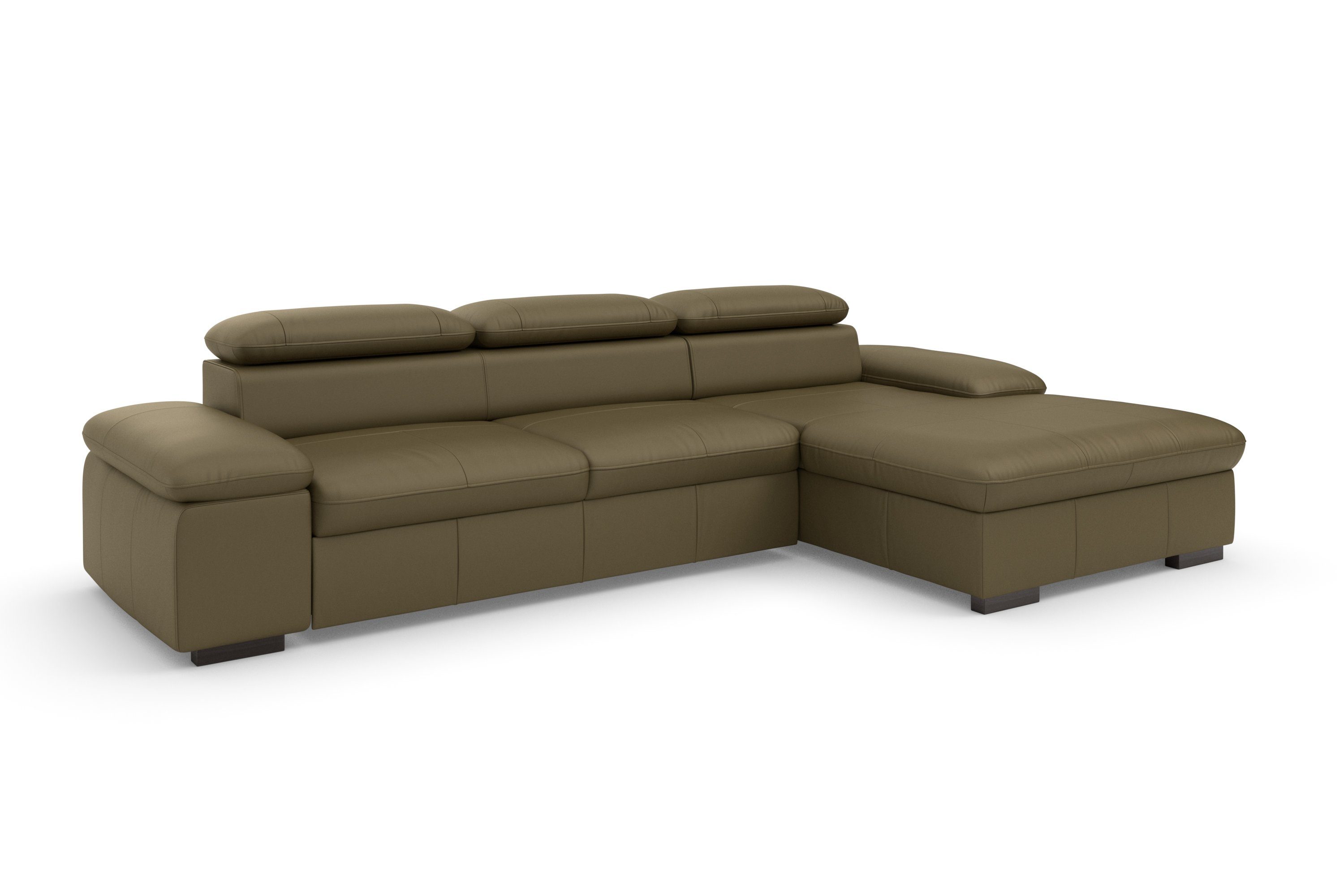 Home affaire Ecksofa Alberto L-Form, mit Kopfteilverstellung, wahlweise mit Bettfunktion