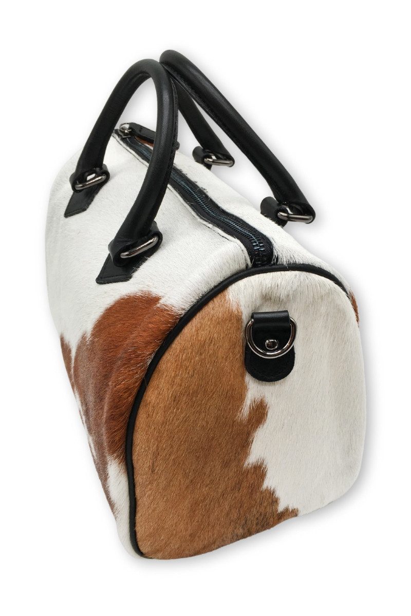 CASSANDRA Handtasche Trachtentasche - FELICIANA - kuhfell/gold, kuhfell/tit günstig online kaufen