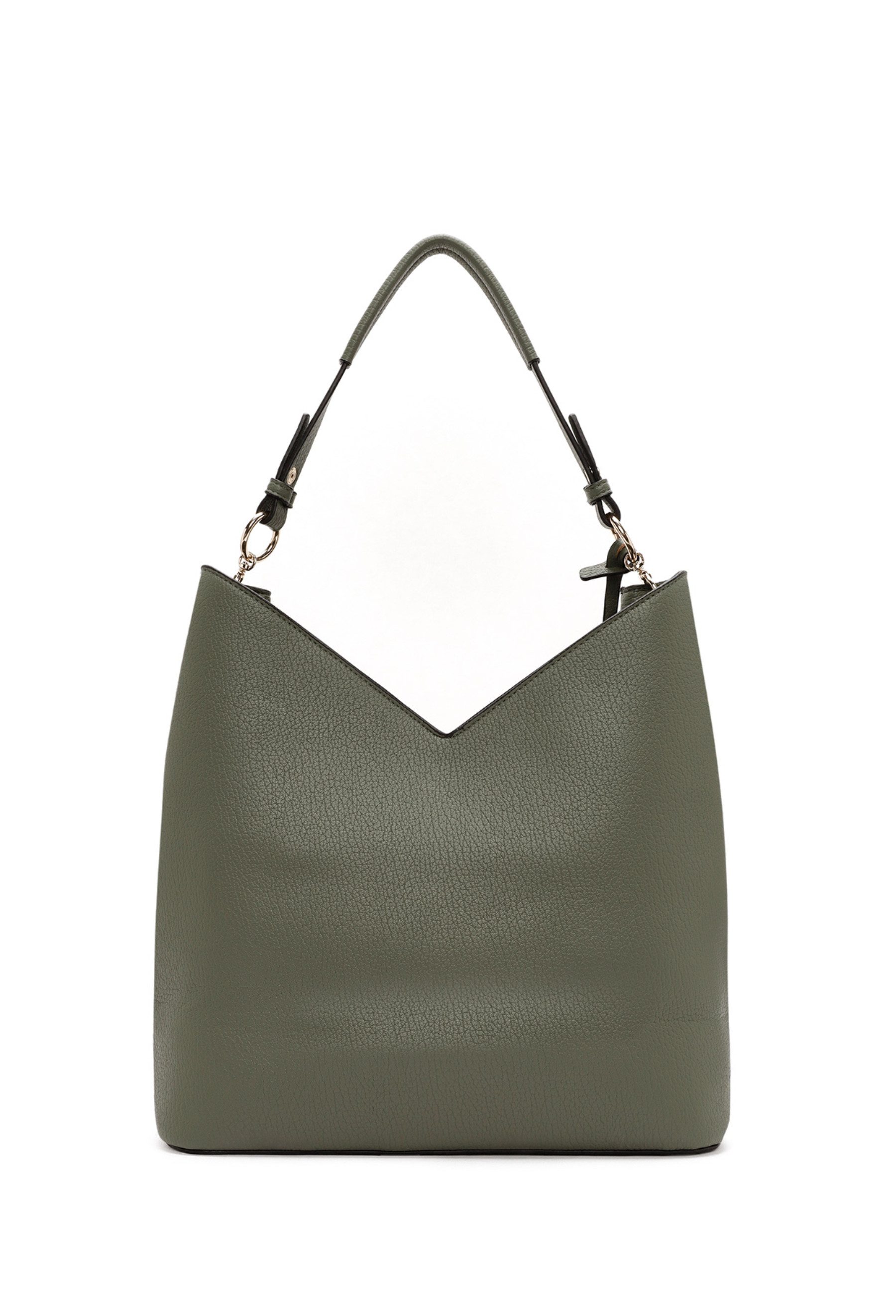 Derimod Umhängetasche Schultertasche aus Kunstleder, Kunstleder, Schulterriemen, Groß