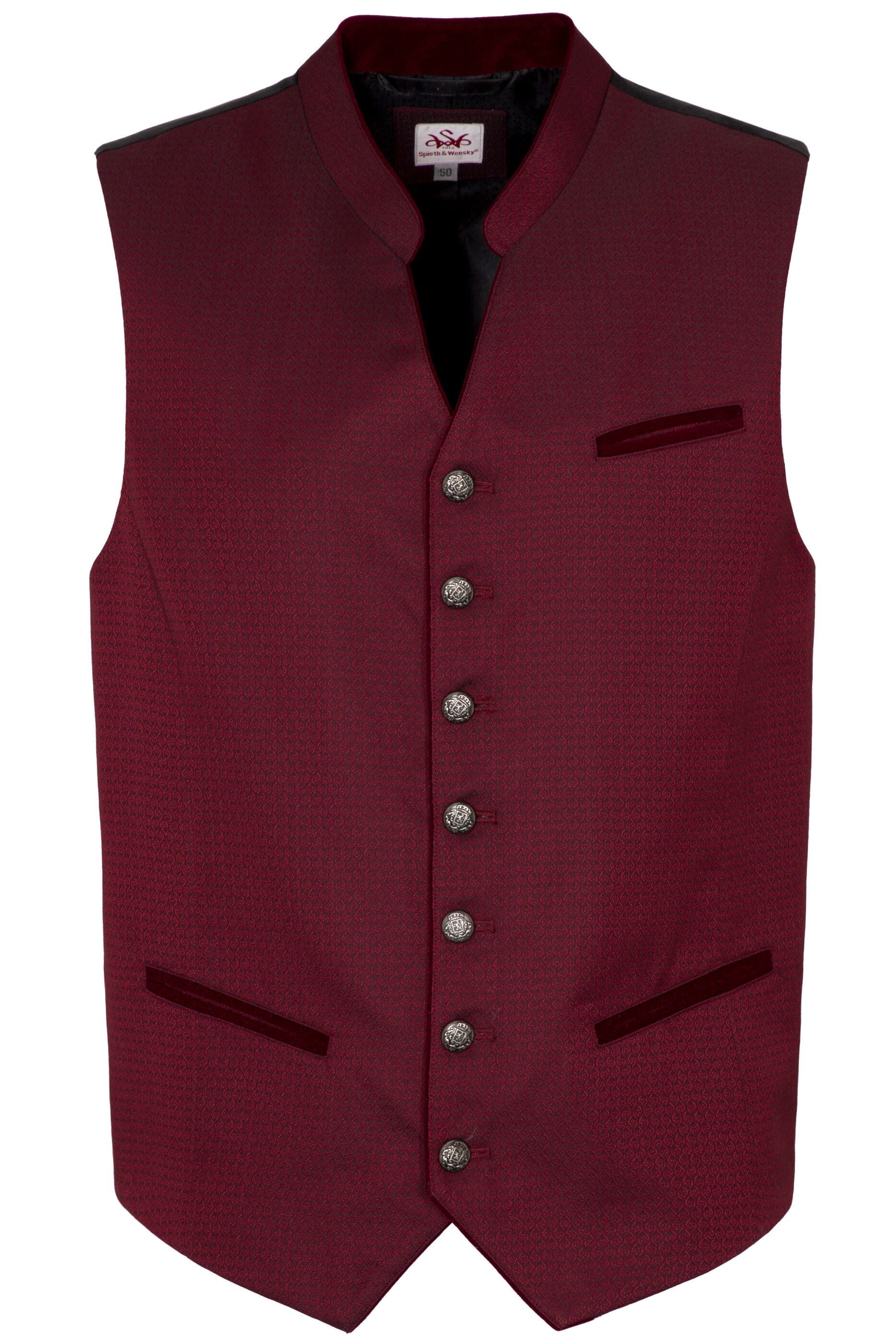 Spieth & Wensky Trachtenweste Trachtenweste "Florian" (1-tlg) Knöpfe mit Prägung