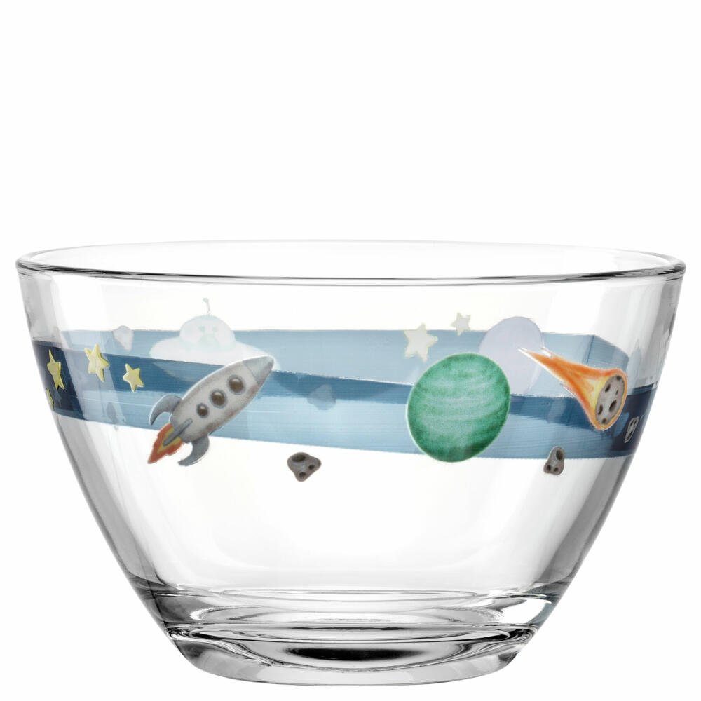 LEONARDO Schale Bambini Avventura Weltall, 12 cm, Kalk-Natron-Glas