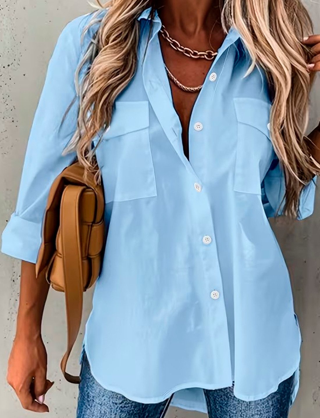Conray Longbluse Conray lange Damenbluse im lässigem Style 5510
