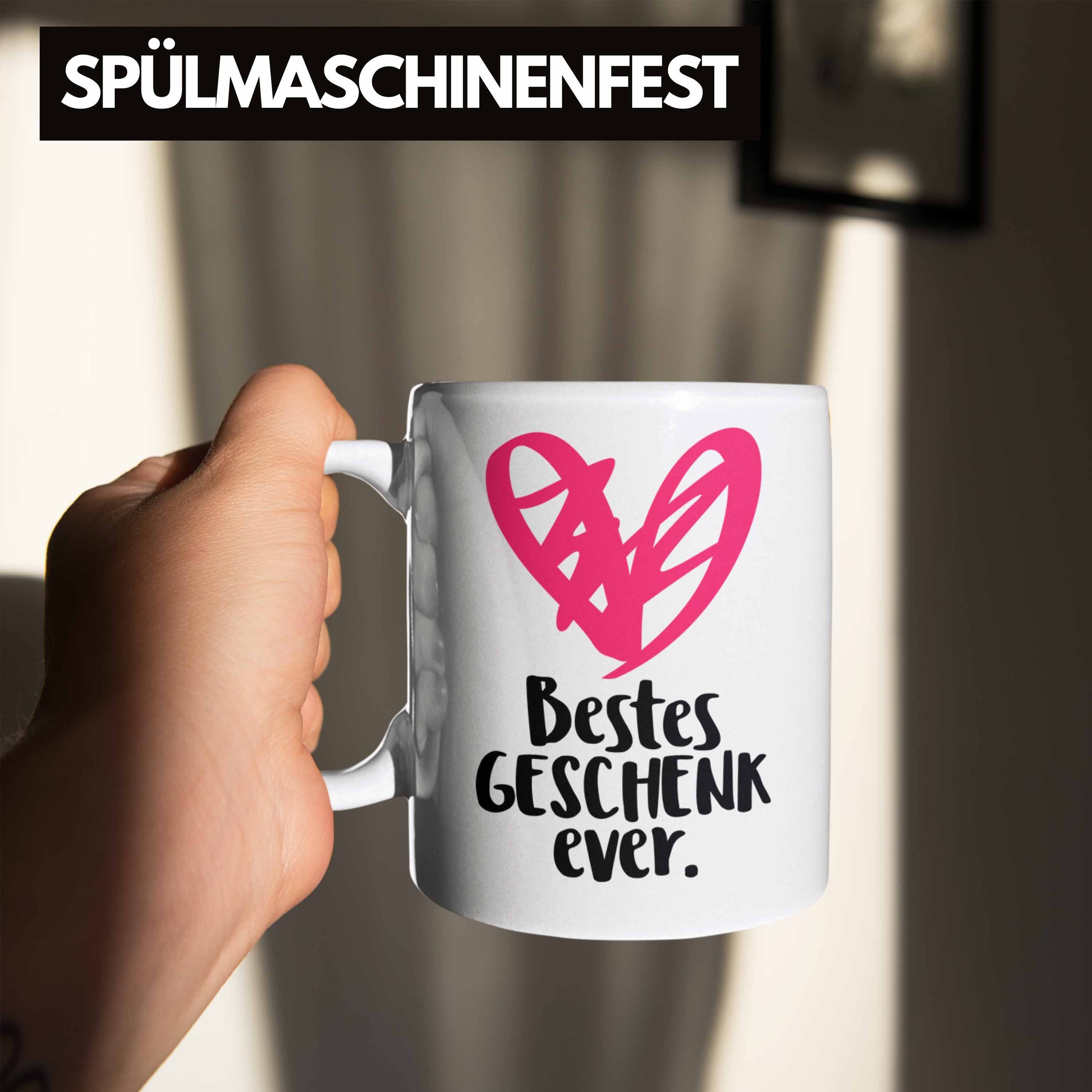 Trendation Spruch für Tasse Trendation Lustige Frauen Mama Weiss Tante Wichtelgeschenk - Geschenkidee mit Kaffeetasse Tasse Schwester