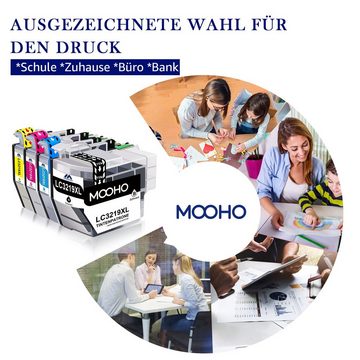 MOOHO 10pk für Brother LC3217XL LC3219 XL Tintenpatrone (MFC-J5330DW J5335DW, MFC-J5730DW 6935 5930)