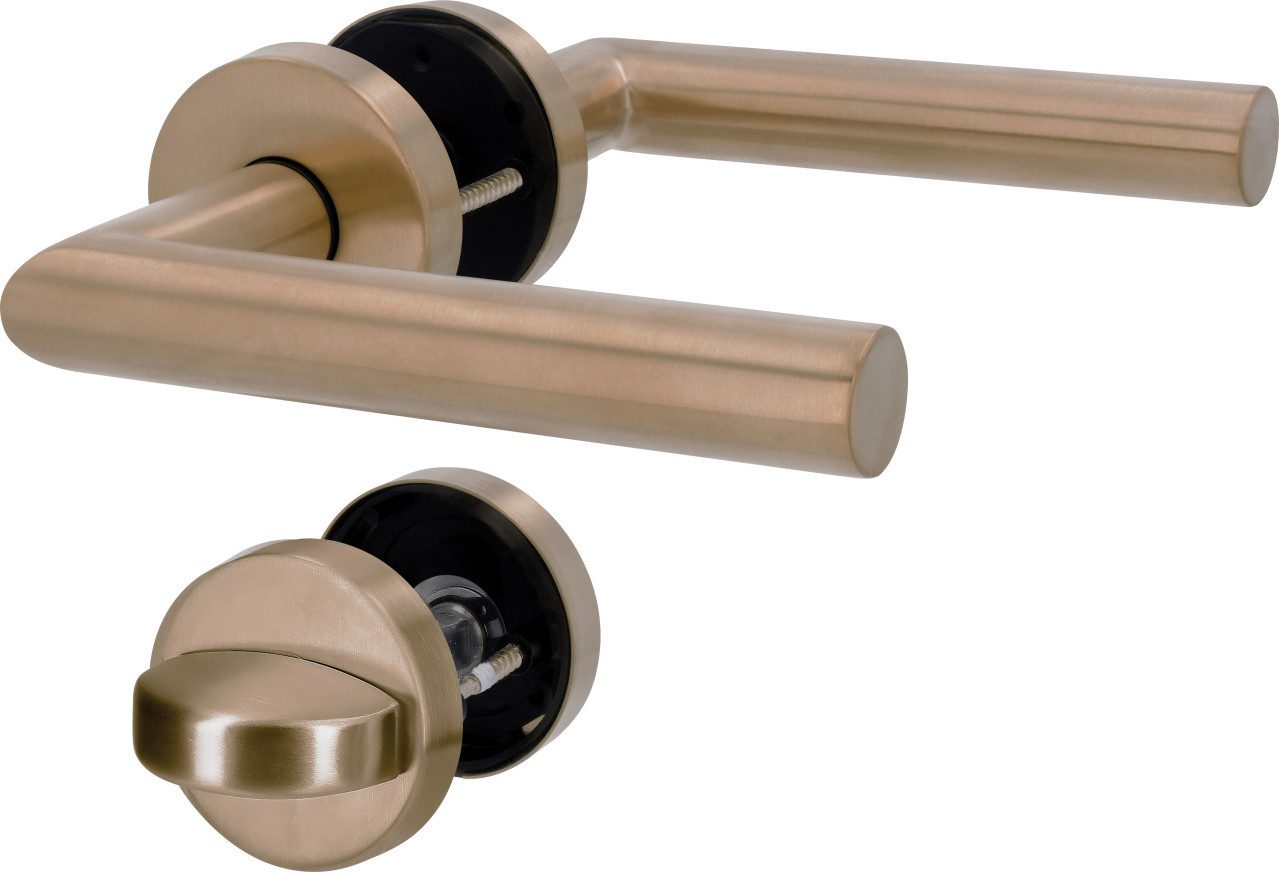 Alpertec Zimmertür Alpertec WC-Türgriff-Garnitur Rosette Fair I