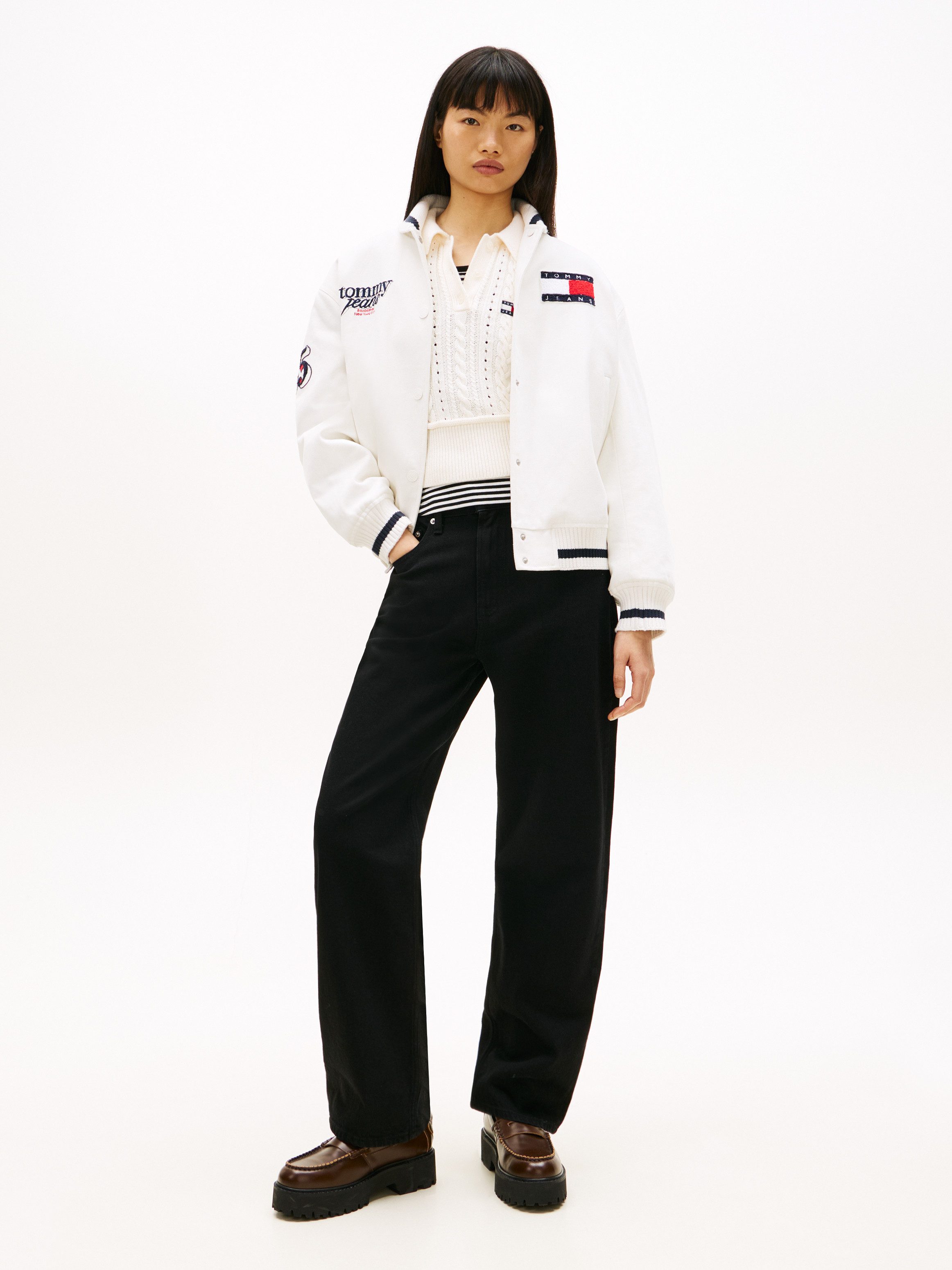 Tommy Jeans Straight-Jeans LAYLA HR SLIM STR High Waist, Baumwoll-Qualität