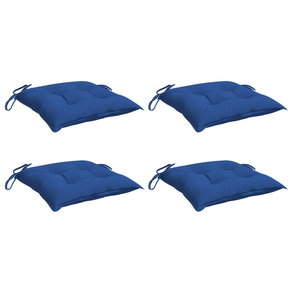 vidaXL Sitzauflage Stuhlkissen 4 Stk. Blau günstig online kaufen