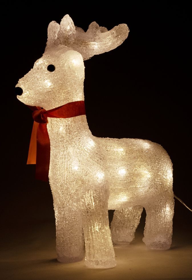 Trend Line Dekofigur TrendLine LED Acrylfigur Rentier 35 x 30 cm günstig online kaufen