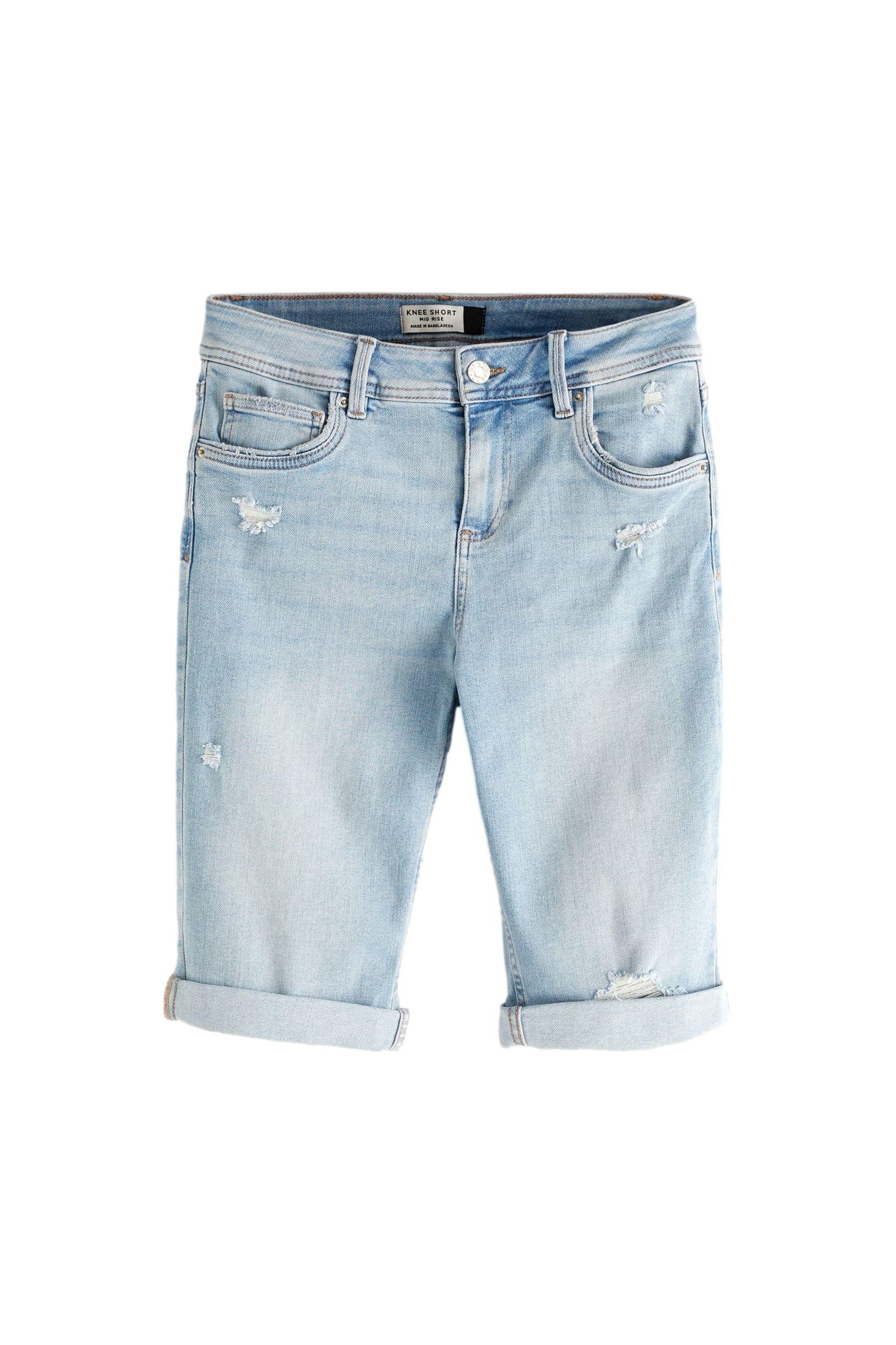 Next Джинсыshorts Knielange Denim-Shorts (1-tlg)