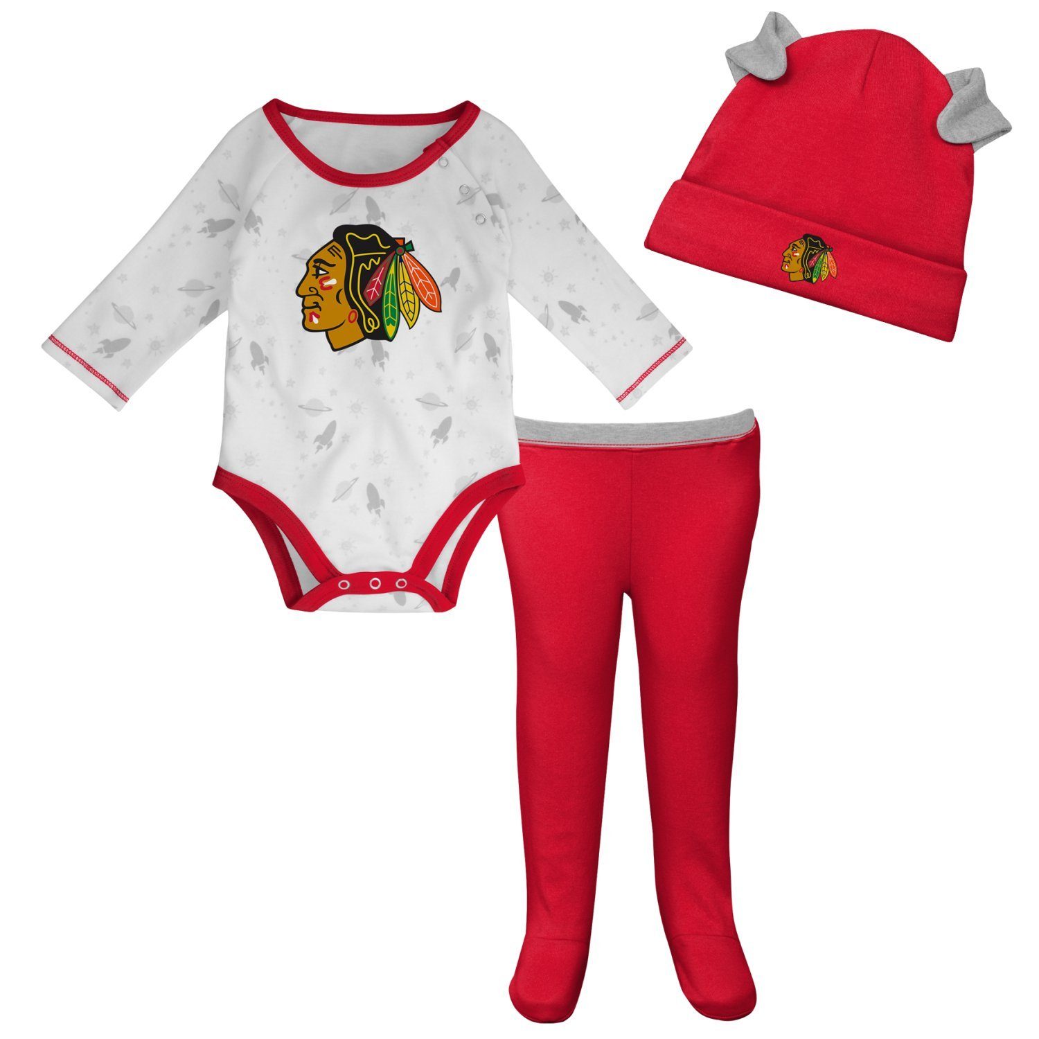 Set Blackhawks Print-Shirt Creeper Chicago Outerstuff Outerstuff