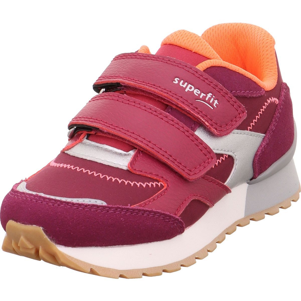 Superfit Dash Outdoorschuh Stylischer Sneaker mit Klettverschluss, nachhaltigem Leder und