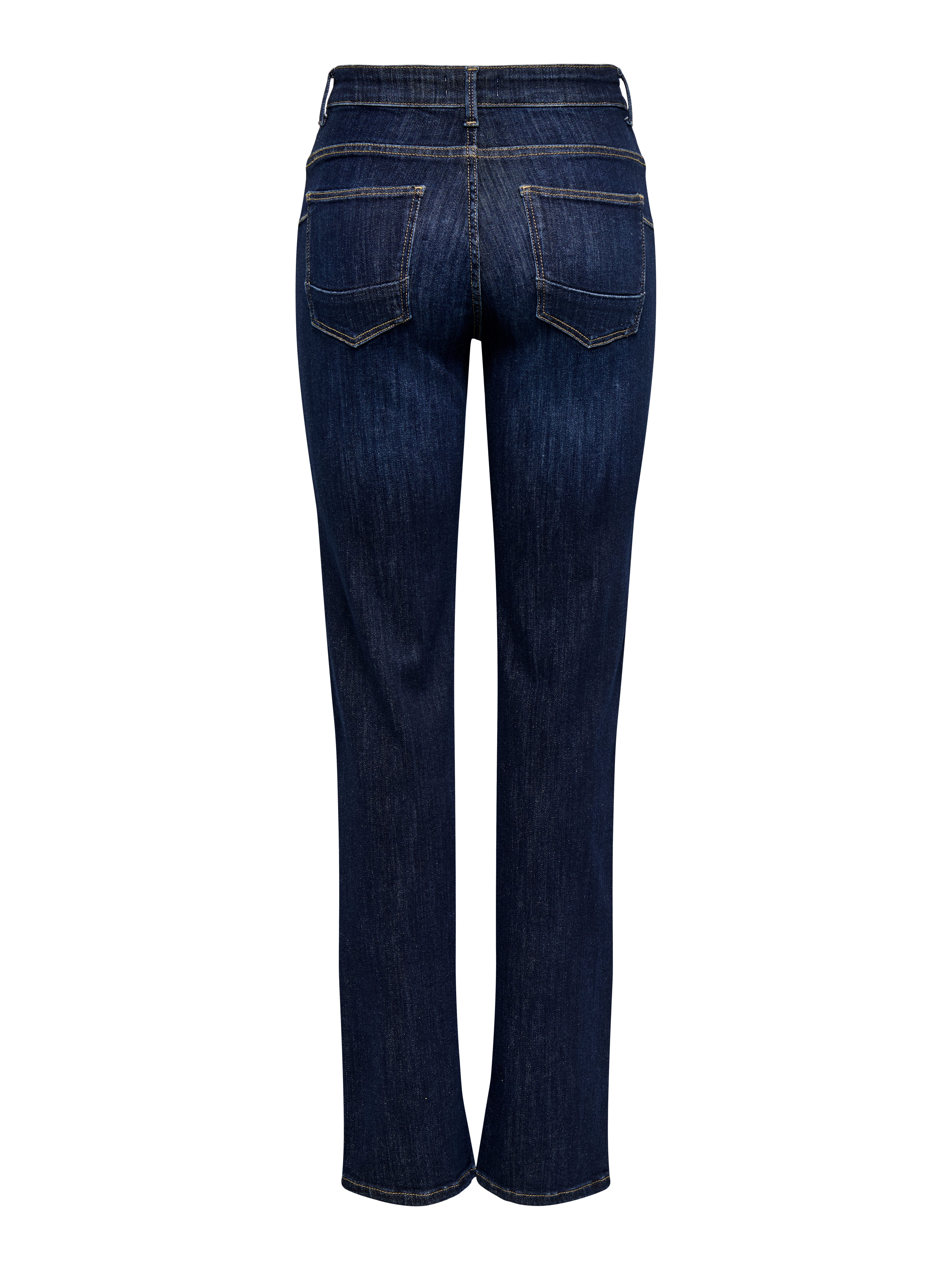 ONLY Slim-fit-Jeans ONLPOWER MW PUSH UP SLIM STRAIGHT DNM Baumwollmischung, mid waist, slim fit