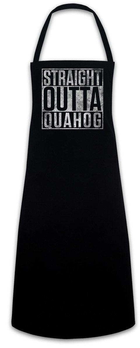 Urban Backwoods Kochschürze Straight Outta Quahog Grillschürze Family Fun Les I Padre De Guy
