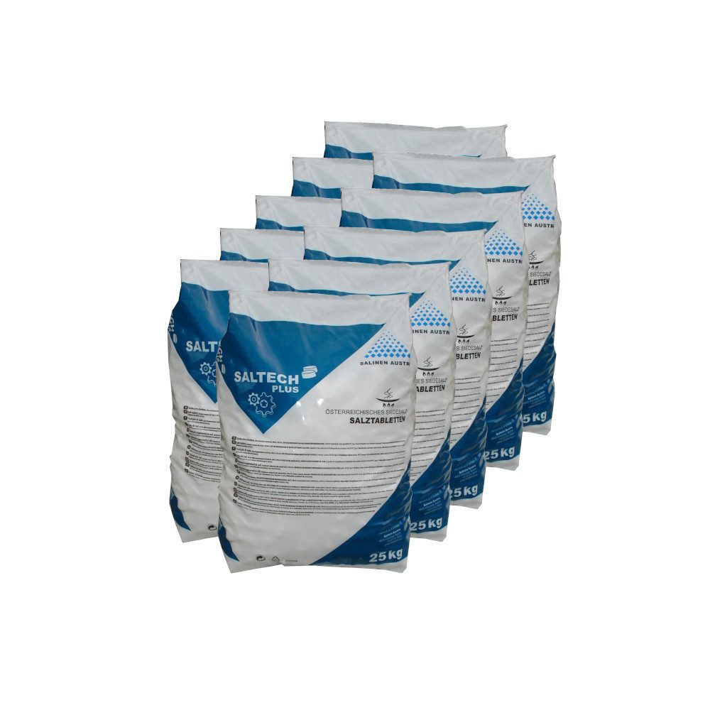 Salinen Austria SALTECH plus 25kg Salztabletten Regeneriersalz (Wasserenthärtung Wasserenthärter)