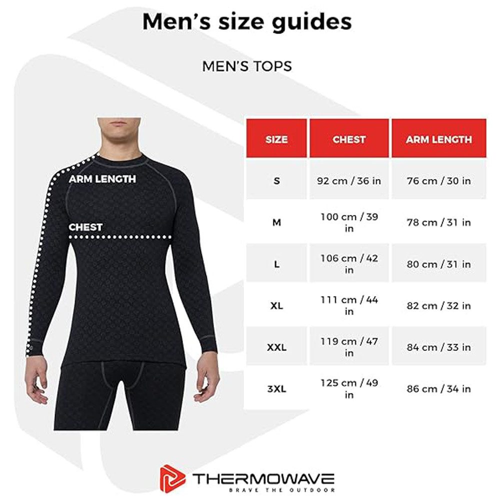 Termozeta Funktionsshirt THERMOWAVE - Herren Merino ARCTIC Long Sleeve Shir günstig online kaufen