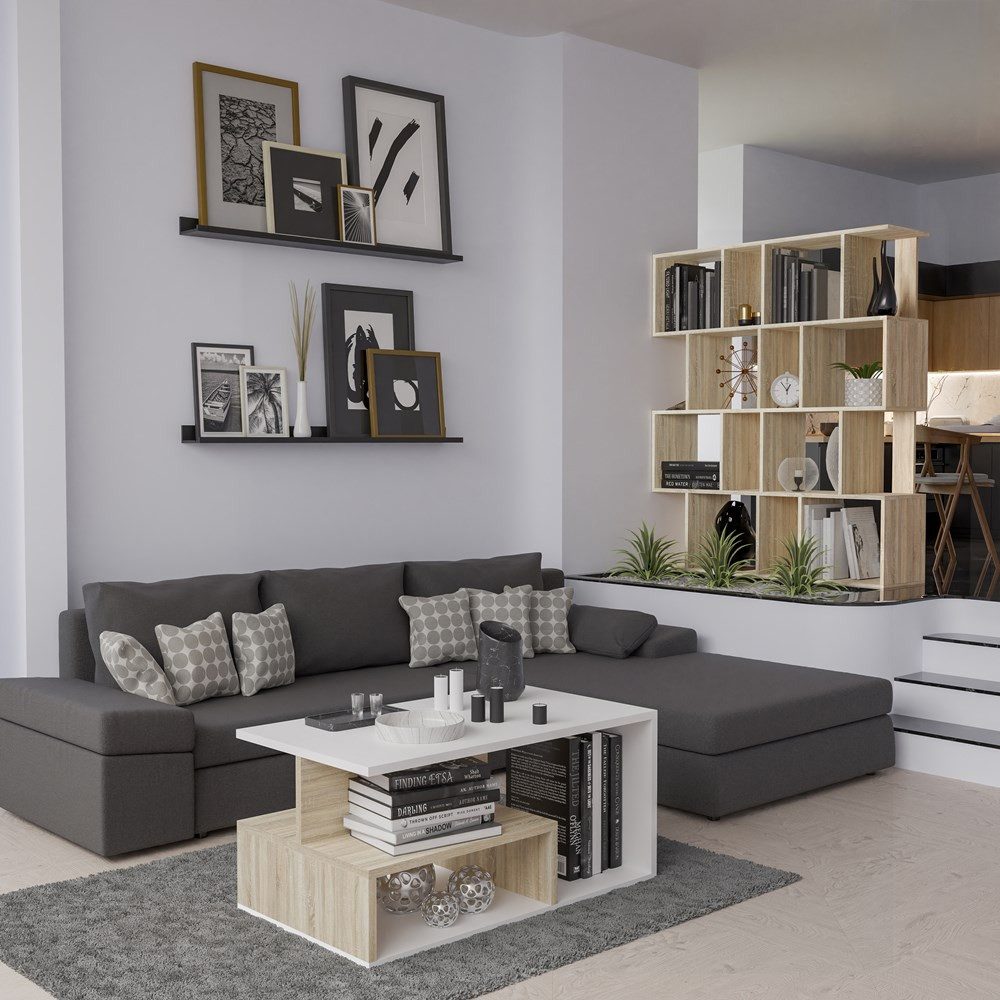 MAGOWA Bücherregal Bücherregal mit mehreren Ablageflächen, in 3 Farbvarianten - Set-Kauf möglich