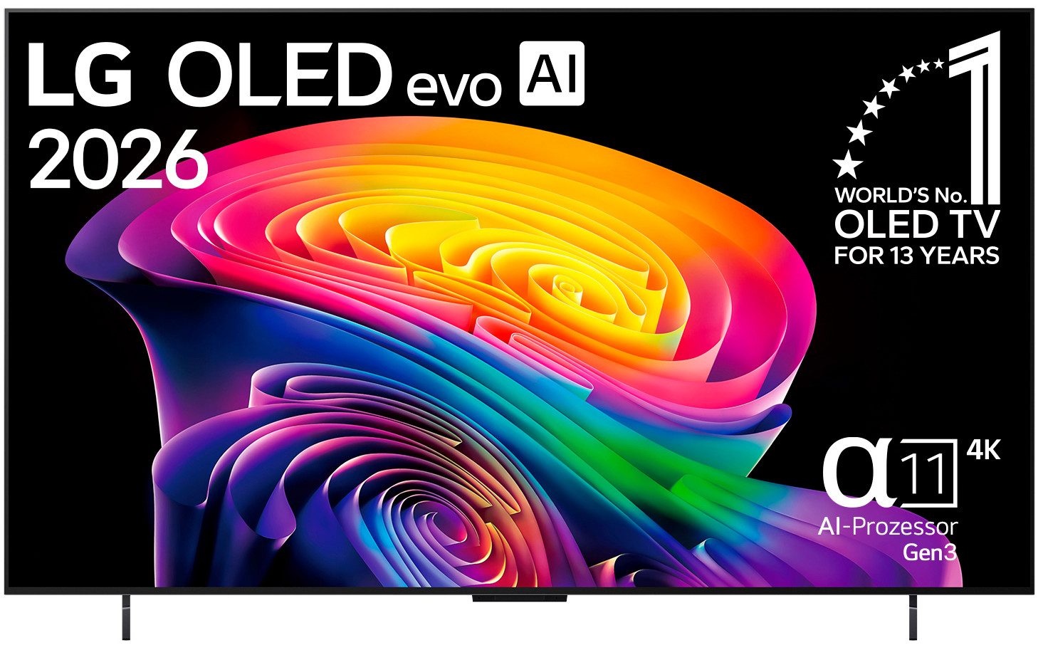 LG OLED42C68LA OLED-Fernseher (106 cm/42 Zoll, 4K Ultra HD, Smart-TV)