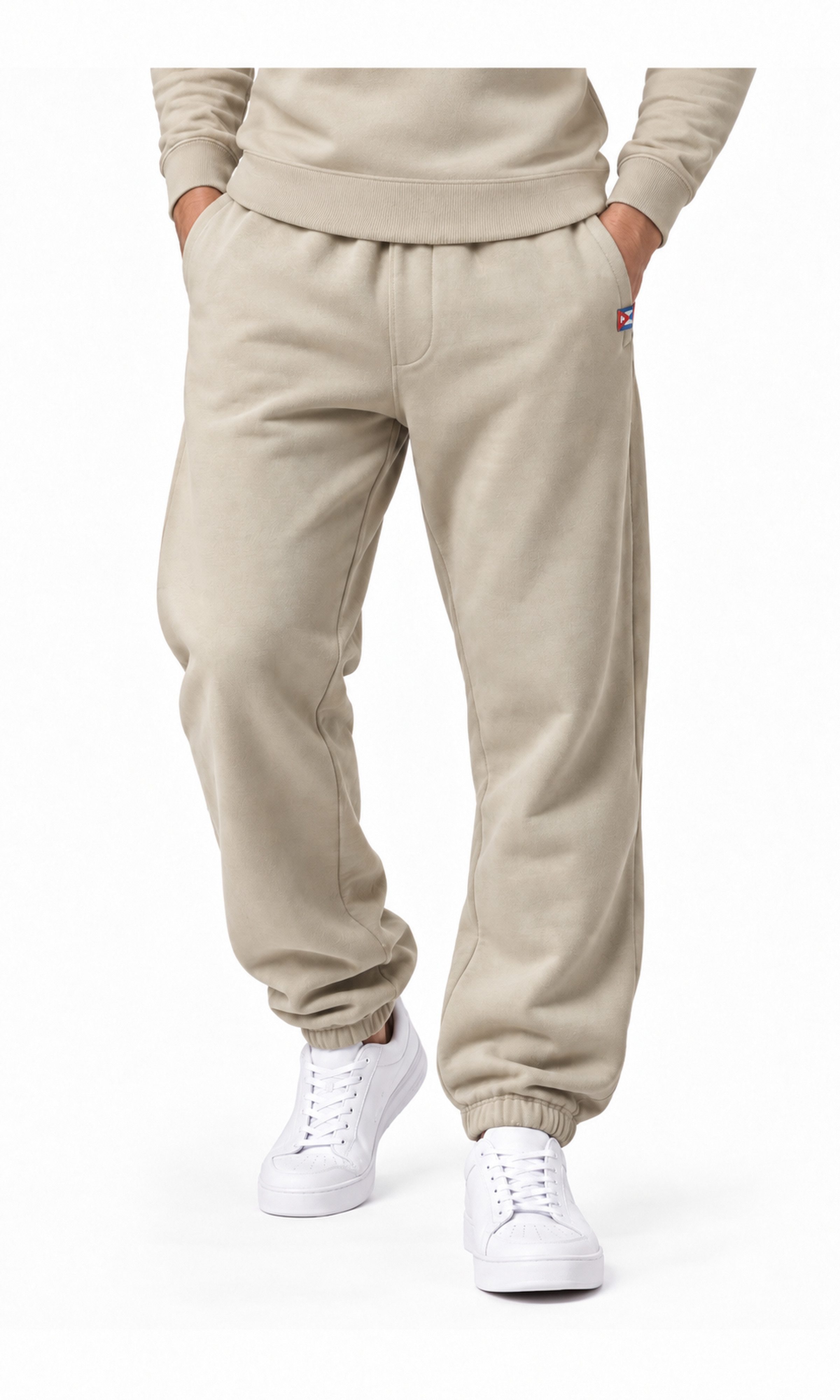 CUBAIANS Jogginghose Caonao Herren Jogginghose Baggy Pant Hose Freizeit Loose Fit Elastischer Bund mit Tunnelzug