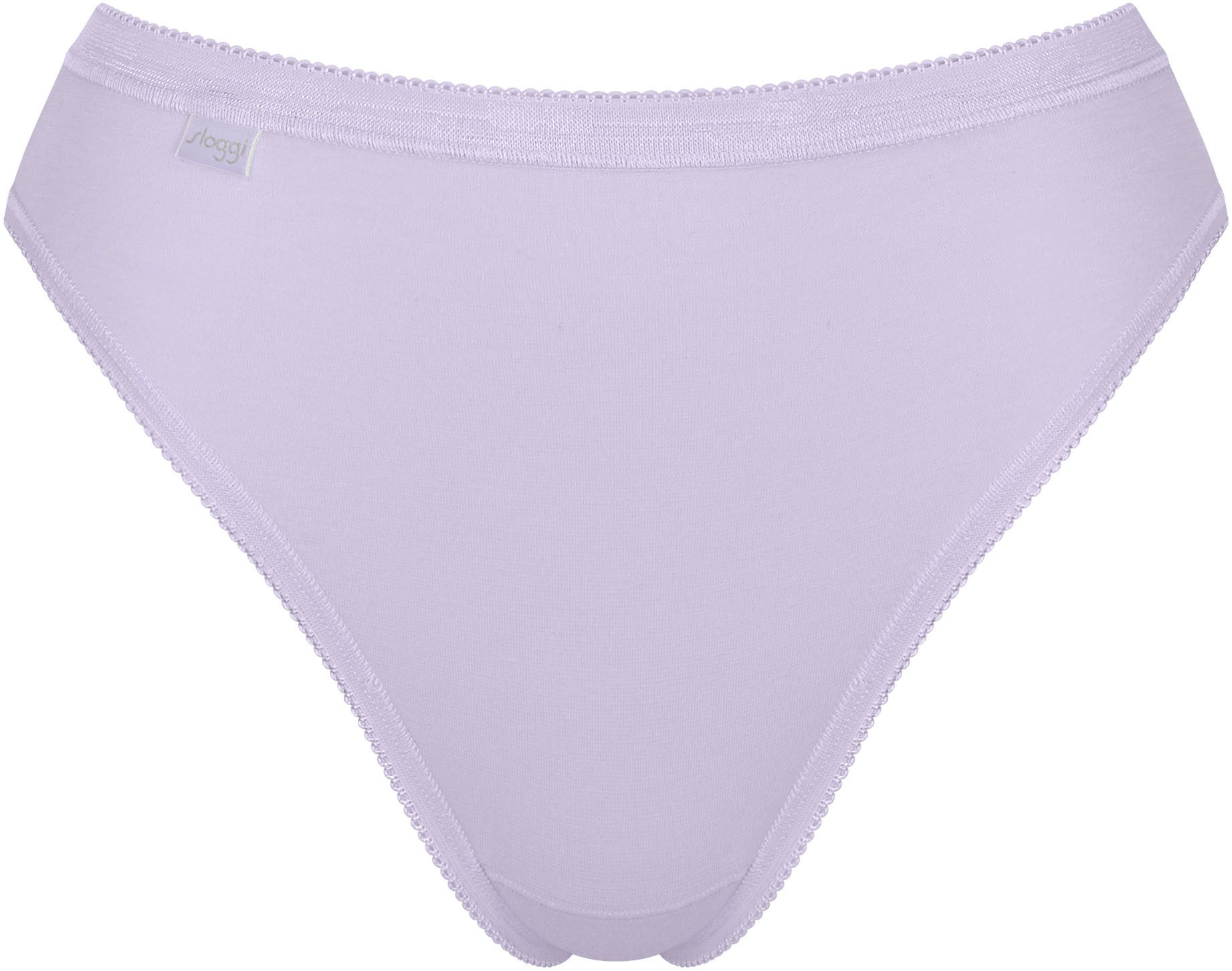 sloggi Taillenslip Basic+ Tai (3er Pack) mit hohem Beinausschnitt, Cotton-Mix, glatte Nähte