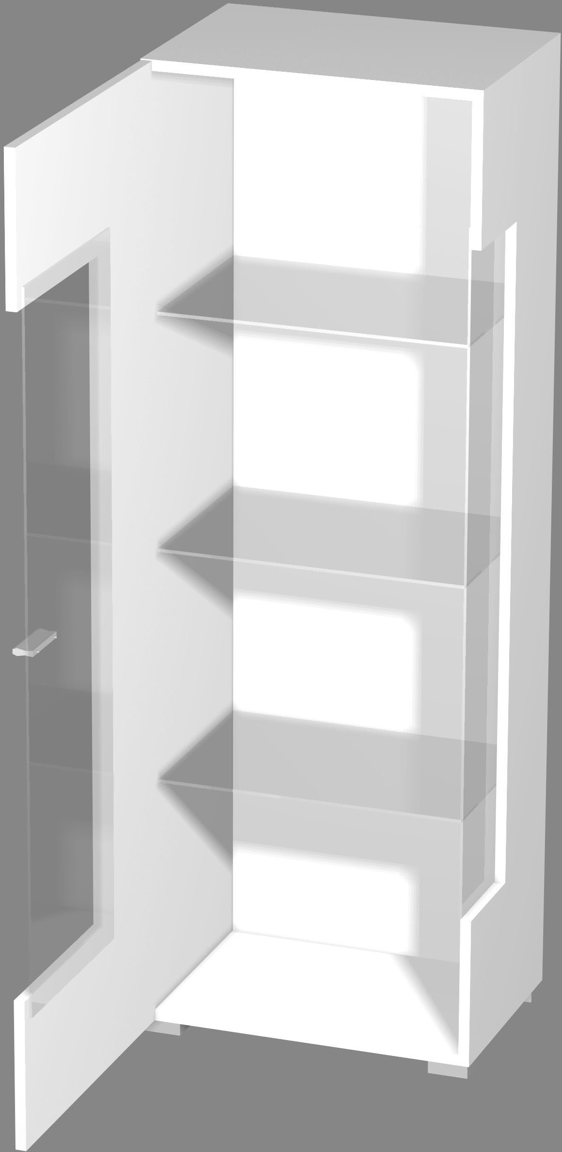 Höltkemeyer Vitrine Happy Standvitrine, Höhe 146 cm