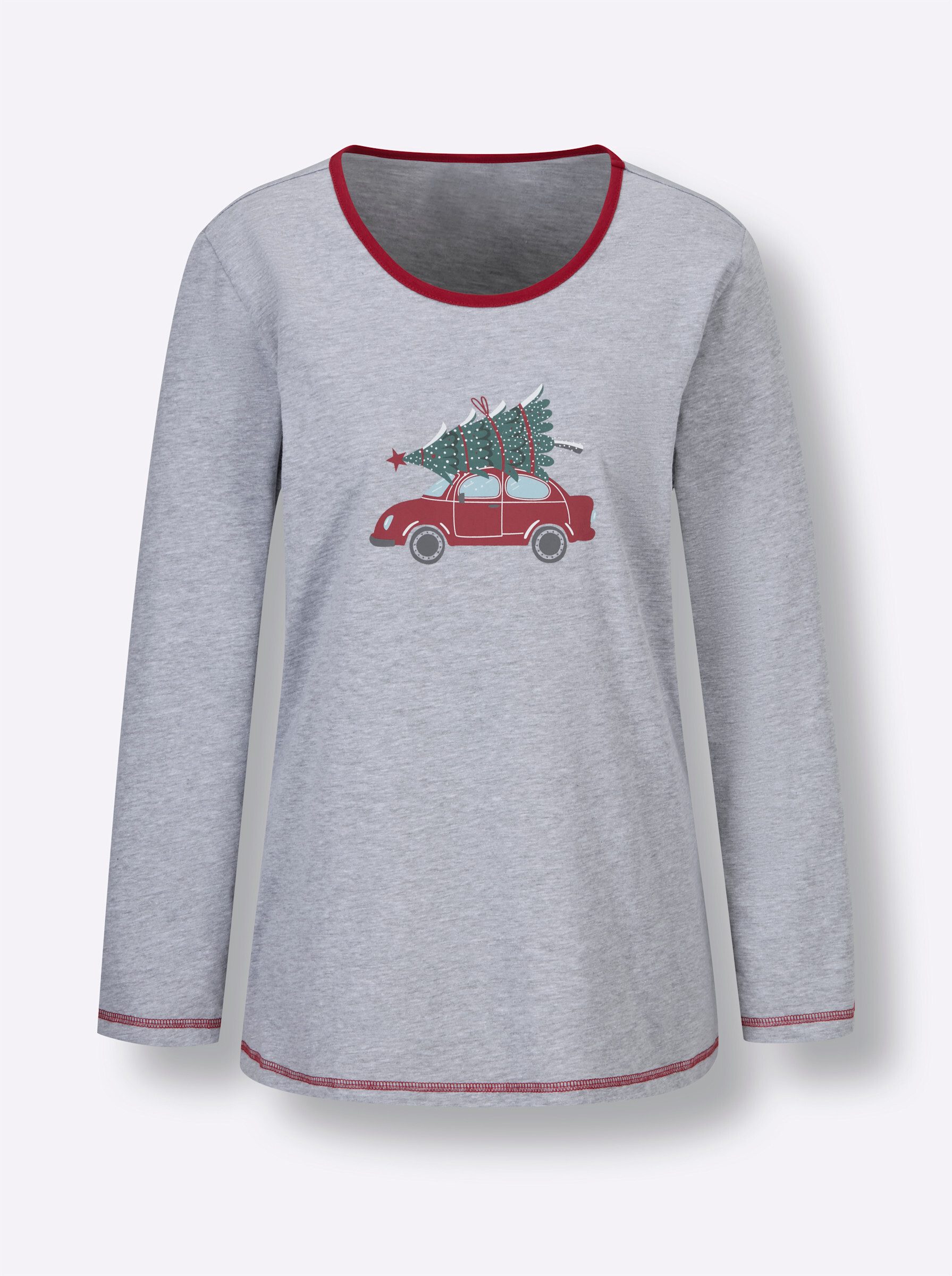 comtessa Schlafanzug Schlafanzug-Shirt Langarm