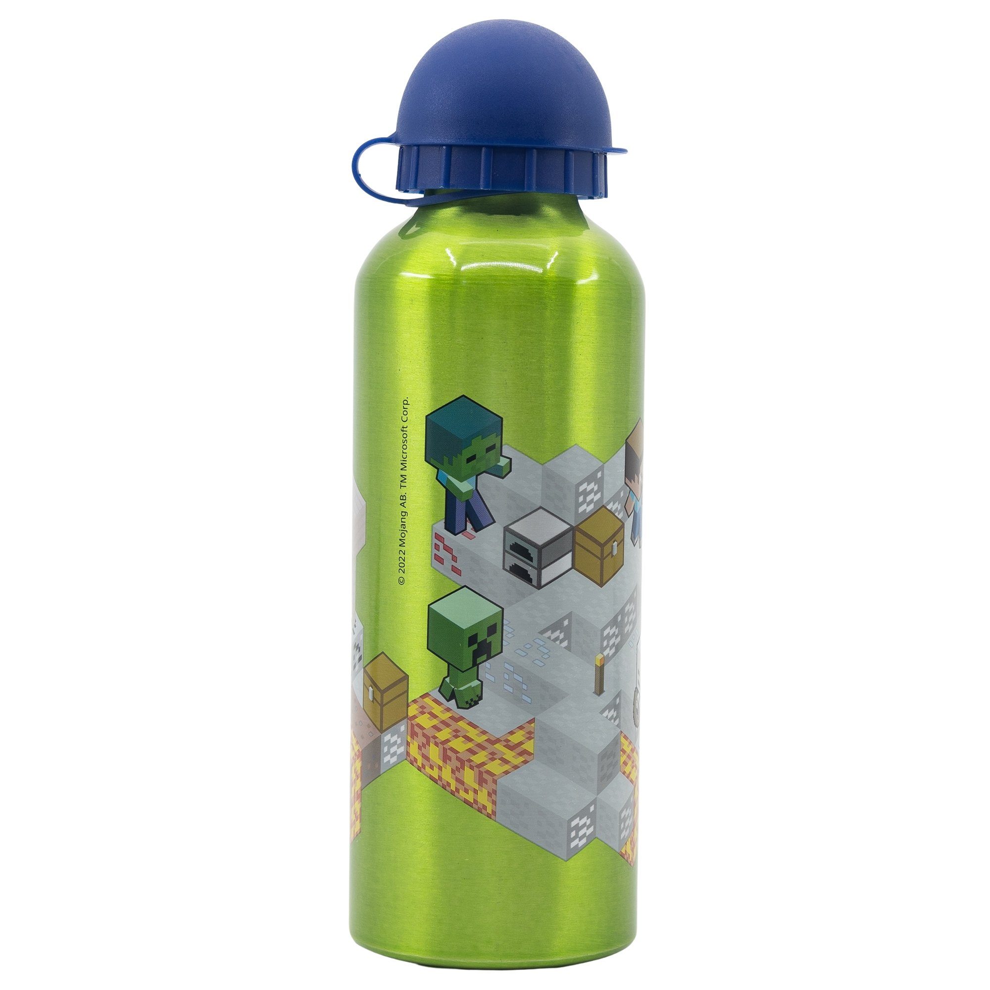 Aluminium Creeper Minecraft Trinkflasche ml 530 Flasche Wasserflasche Minecraft Kinder