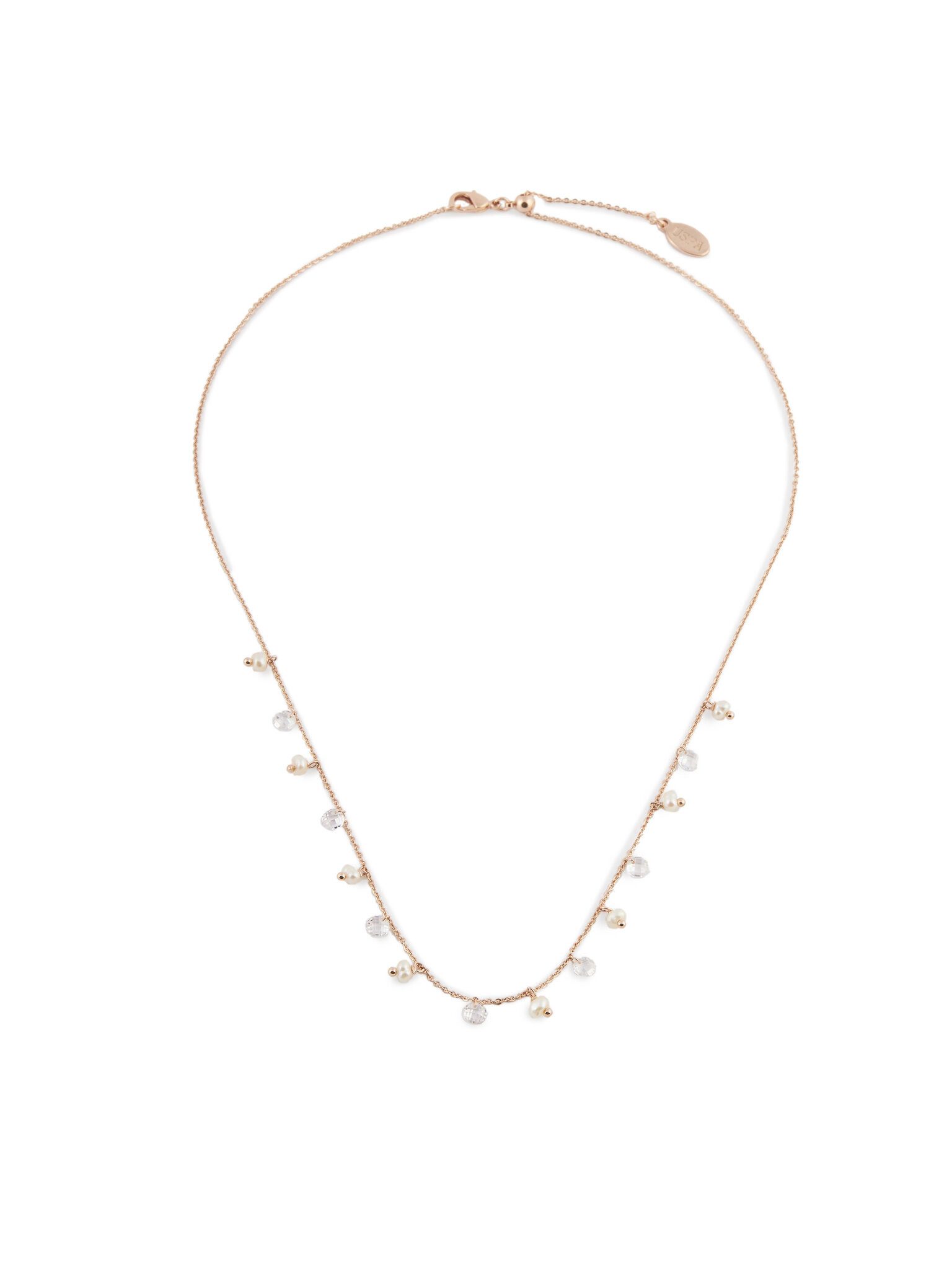 U.S. Polo Assn. Kette mit Anhänger U.S. Polo Assn. Halskette JW2037NK Rosa