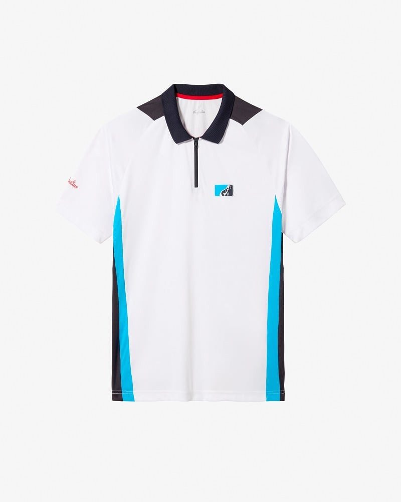Australian Poloshirt League Ace 2025 weiss Herren
