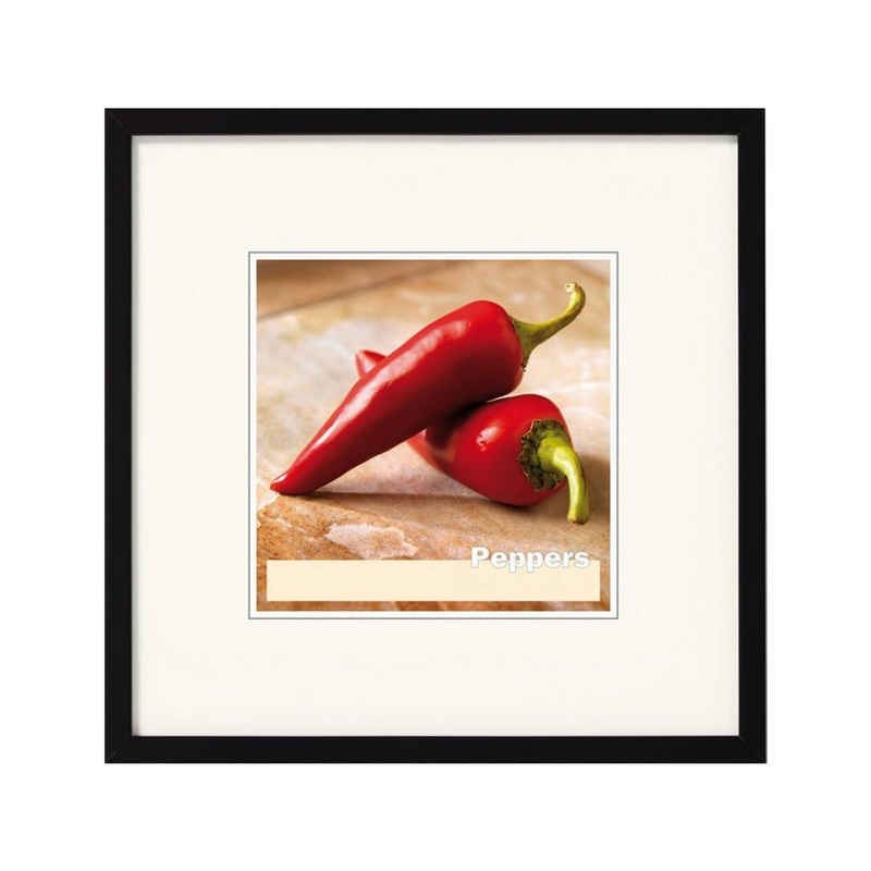 Walther Design Рамки PEPPERS, Holz, Schwarz, 18 x 18 cm, 30 x 30 cm, (1 St)