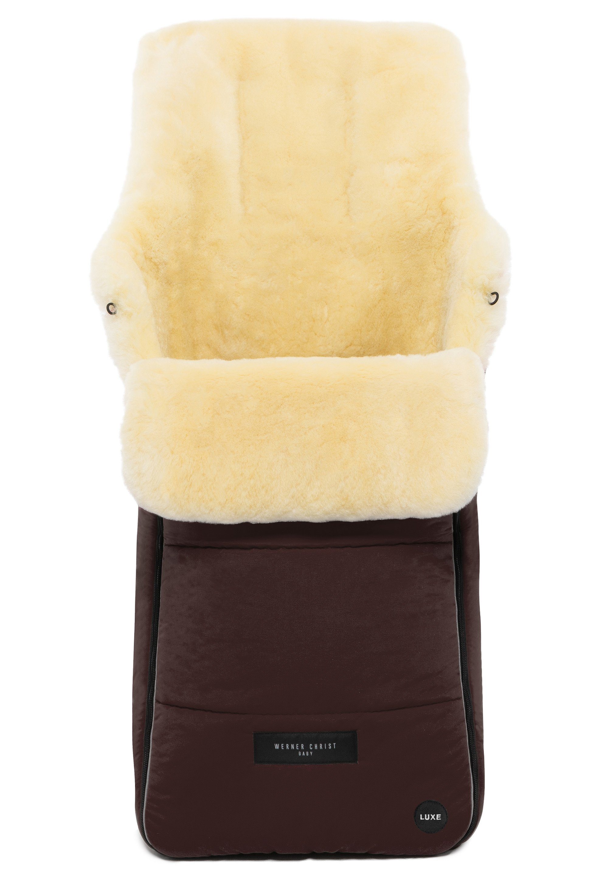 Werner Christ Baby Fußsack AROSA LUXE, der vollfellige Allrounder