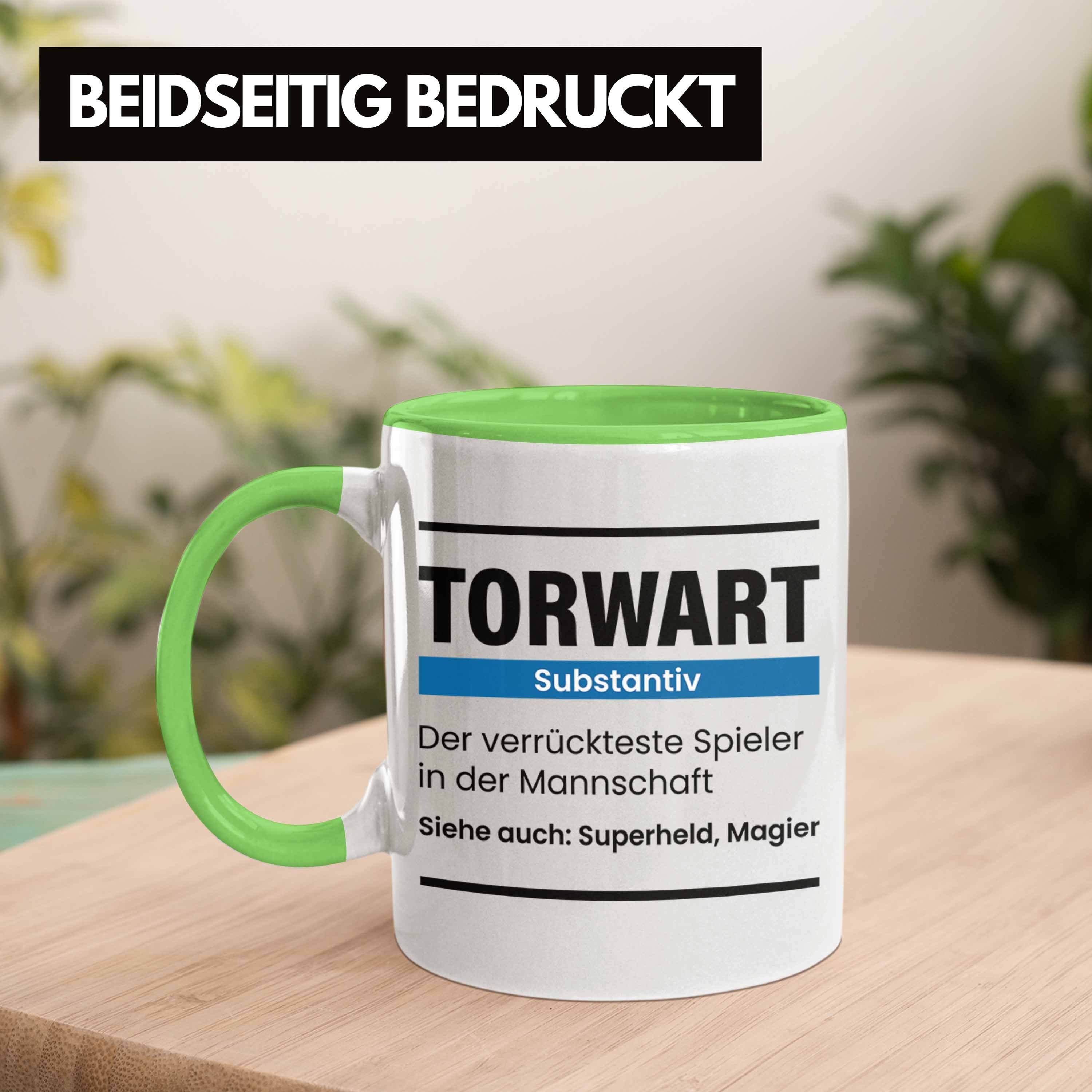 Spruch Lustiger Torhüter Tasse Tasse Geschenk Trendation Grün Torwart