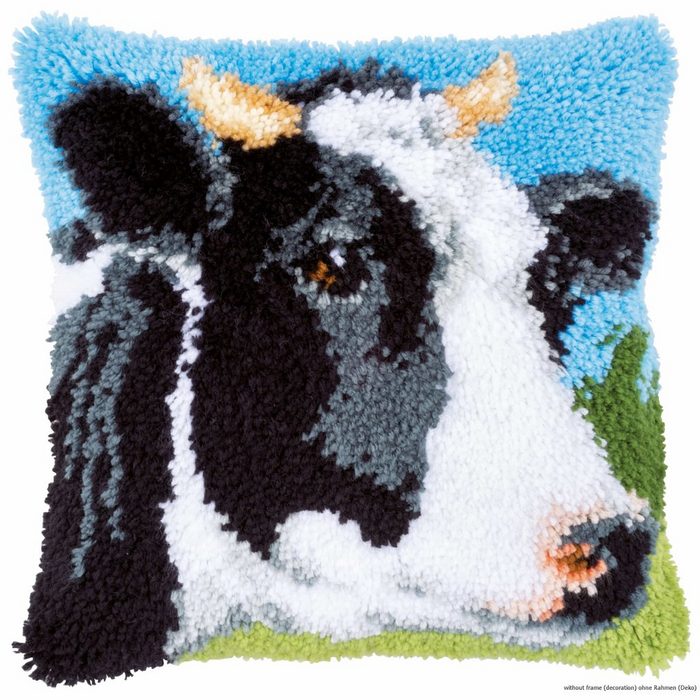 Vervaco Kreativset Vervaco Knüpfkissen "Kuh" (embroidery kit)