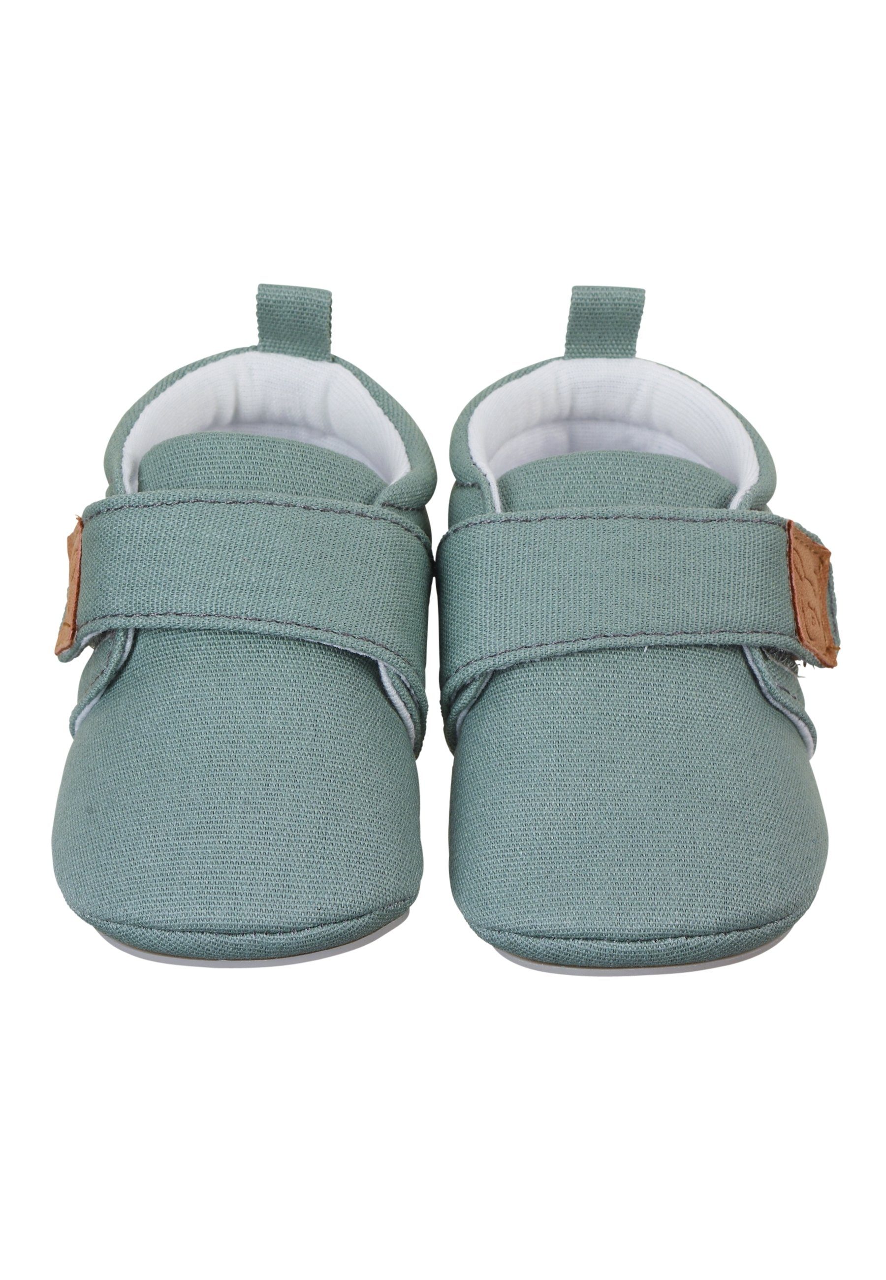 Sterntaler® Krabelschuhe uni Krabbelschuh Krabbelschuhe Baby mit Klettverschluss und Anti-Rutsch-Sohle – Bild 4 von 5