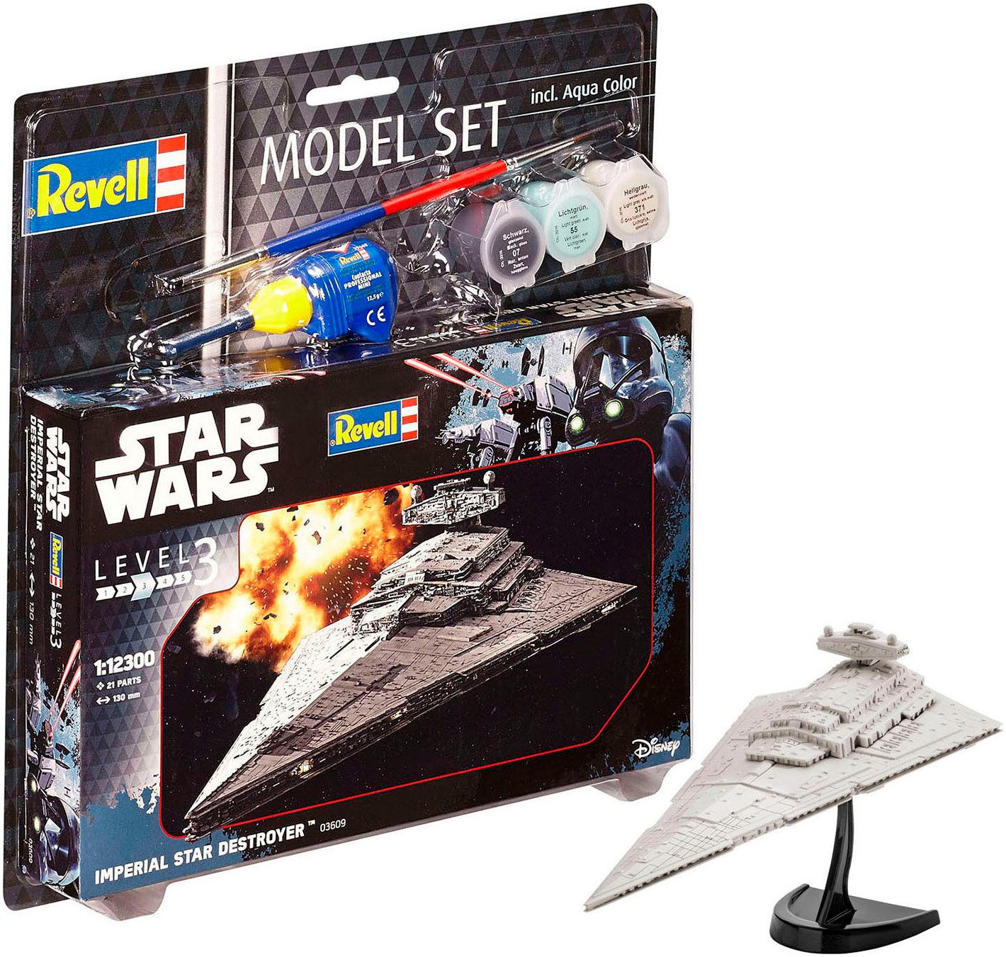 Revell® Modellbausatz Imperial Star Destroyer, Star Wars, Maßstab 1:12, Made in Europe