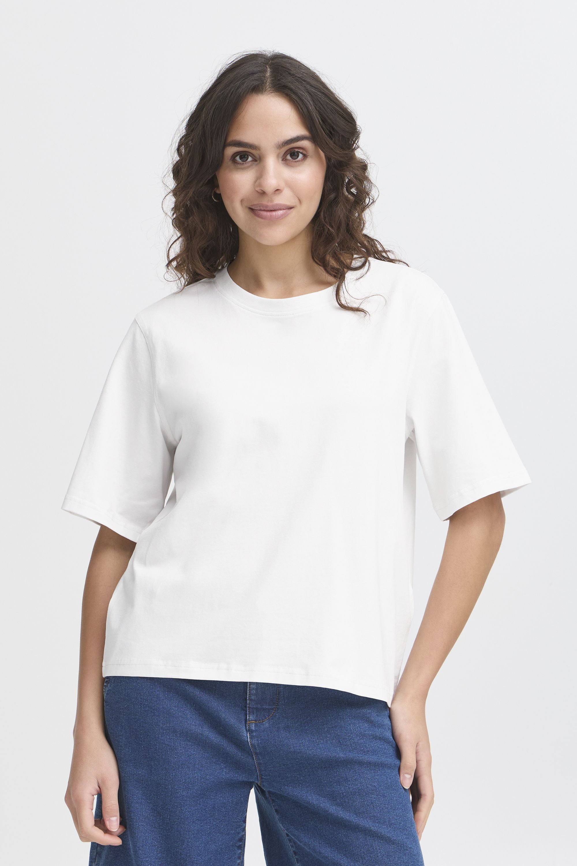 fransa Rundhalsshirt FRZASHOULDER Klassisches T-Shirt günstig online kaufen
