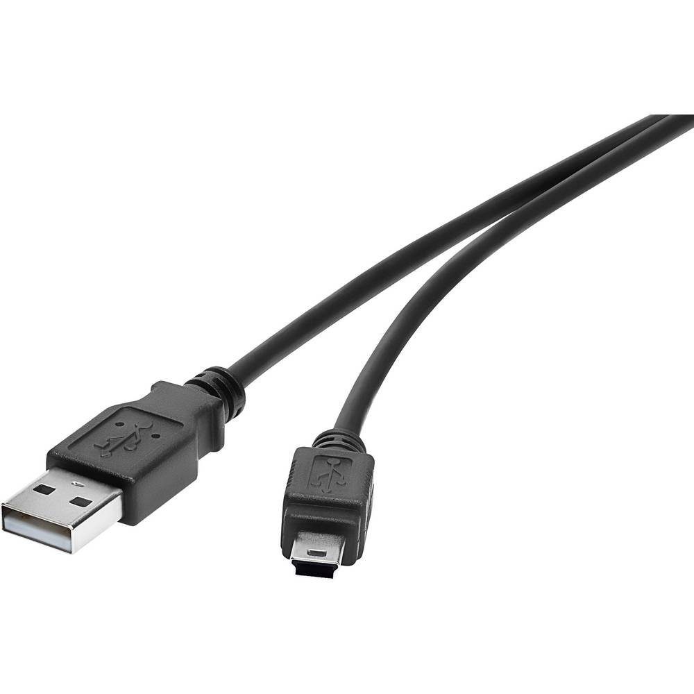 USB 2 Anschlusskabel A/Mini B 0.15 m USB-Kabel