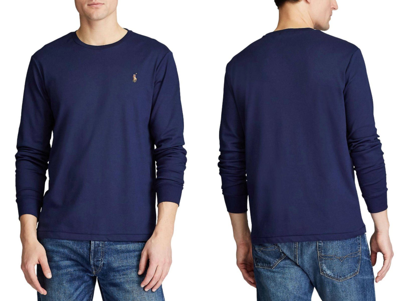 Ralph Lauren T-Shirt POLO RALPH LAUREN Interlock Longsleeve Shirt T-shirt Preppy Pony Sweat