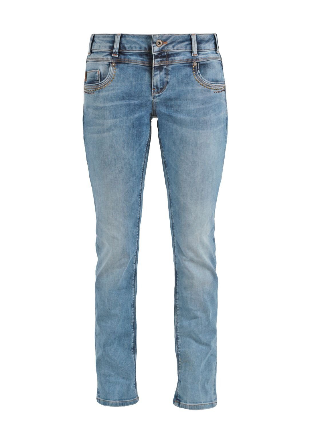 Miracle of Rea Stretch mit Straight-Jeans Denim