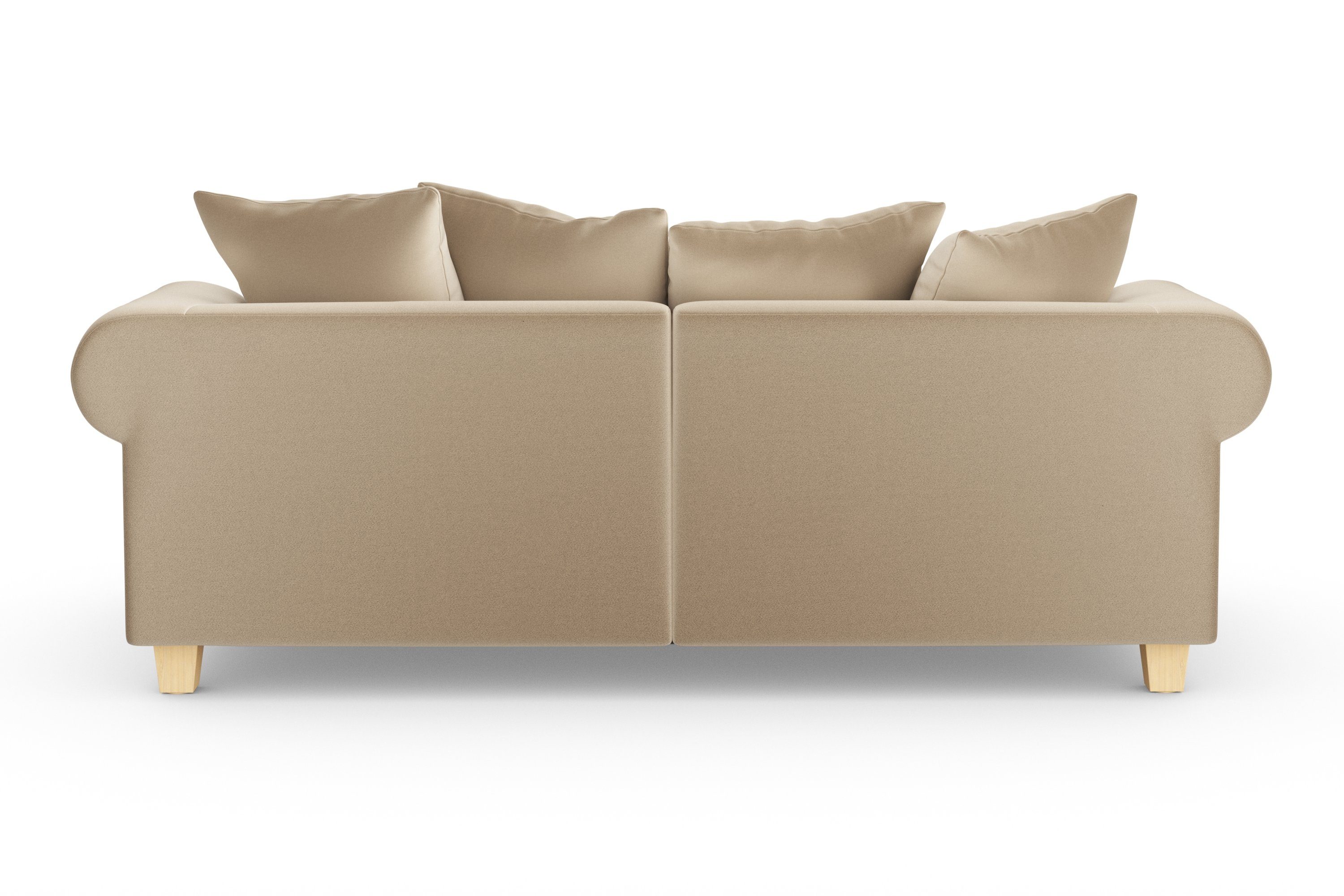 Kissen Sitzkomfort weichem affaire Teile, Big-Sofa kuschelige viele Megasofa, und mit Queenie Design, zeitlosem 2 Home