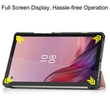 Lobwerk Tablet-Hülle Schutzhülle für Lenovo Tab M9 TB-310FU 9.0 Zoll 2023, Wake & Sleep Funktion, Sturzdämpfung, Aufstellfunktion