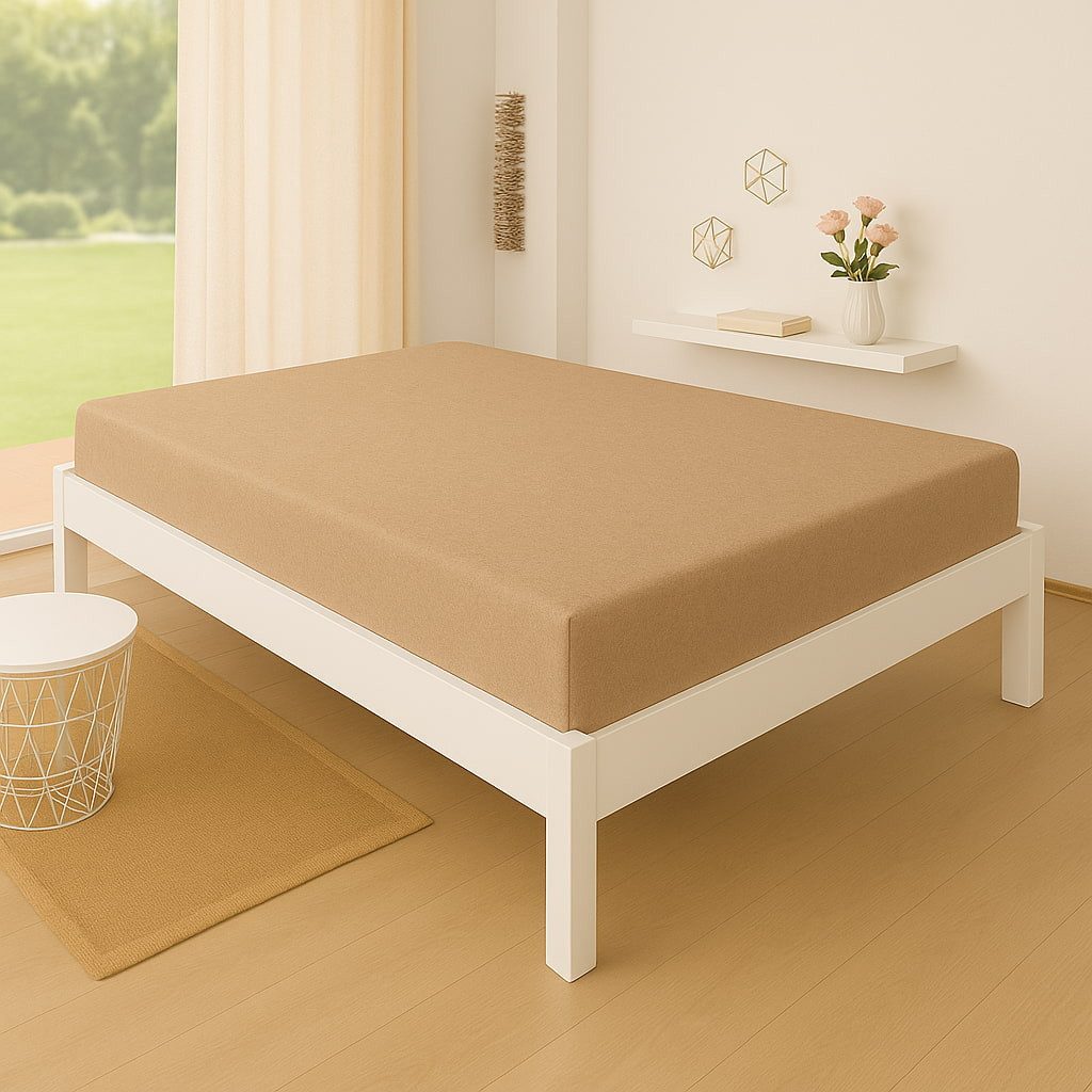 TRAUMSCHLAF Spannbettlaken Biber-Melange, Biber, Gummizug: Rundumgummi, (1 günstig online kaufen