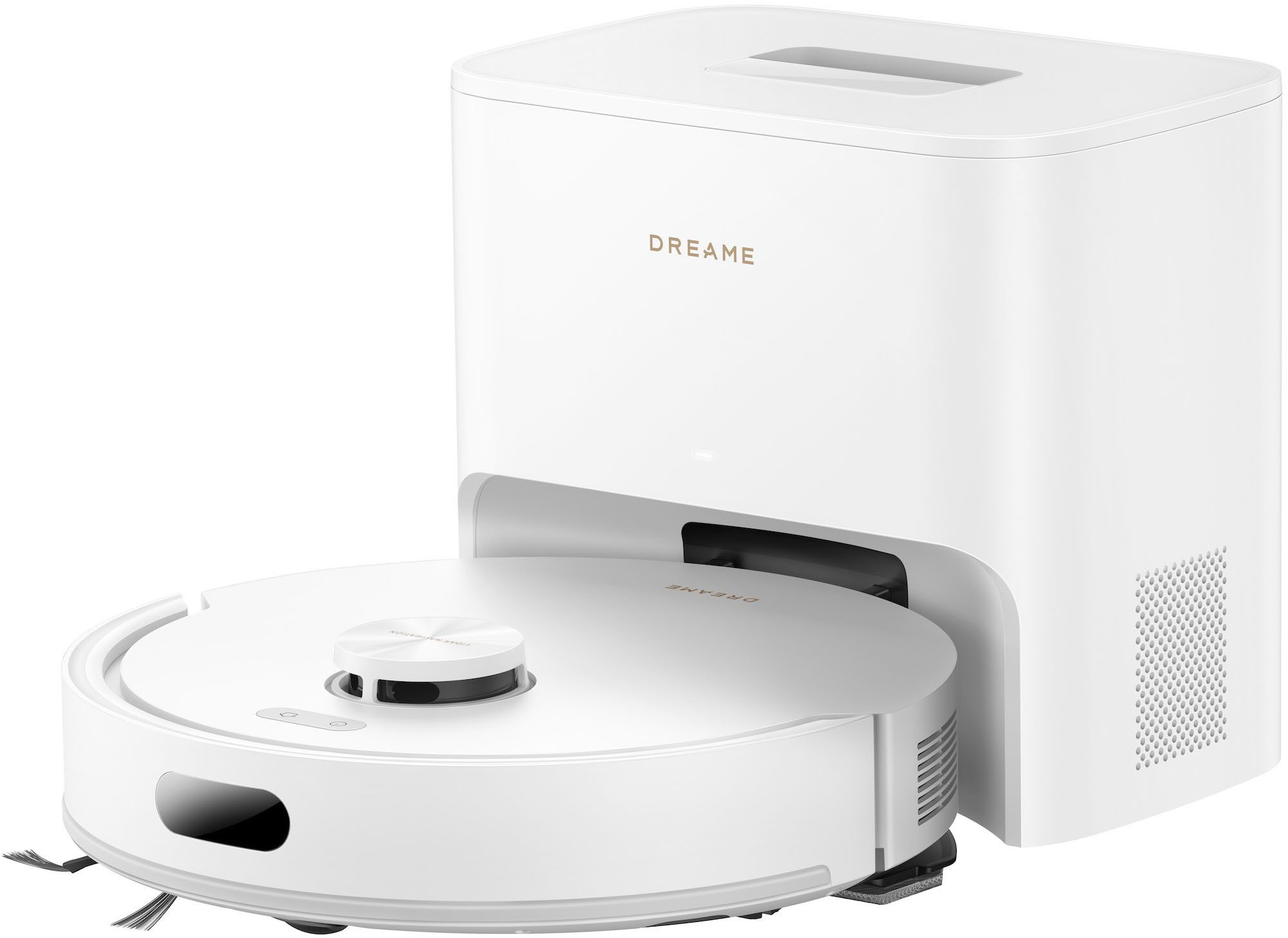 Dreame Saugroboter D20 Air Plus, 650 W, mit Beutel, 20.000 Pa, Absaugstation, Anit-Haarverhedderung, Wischfunktion
