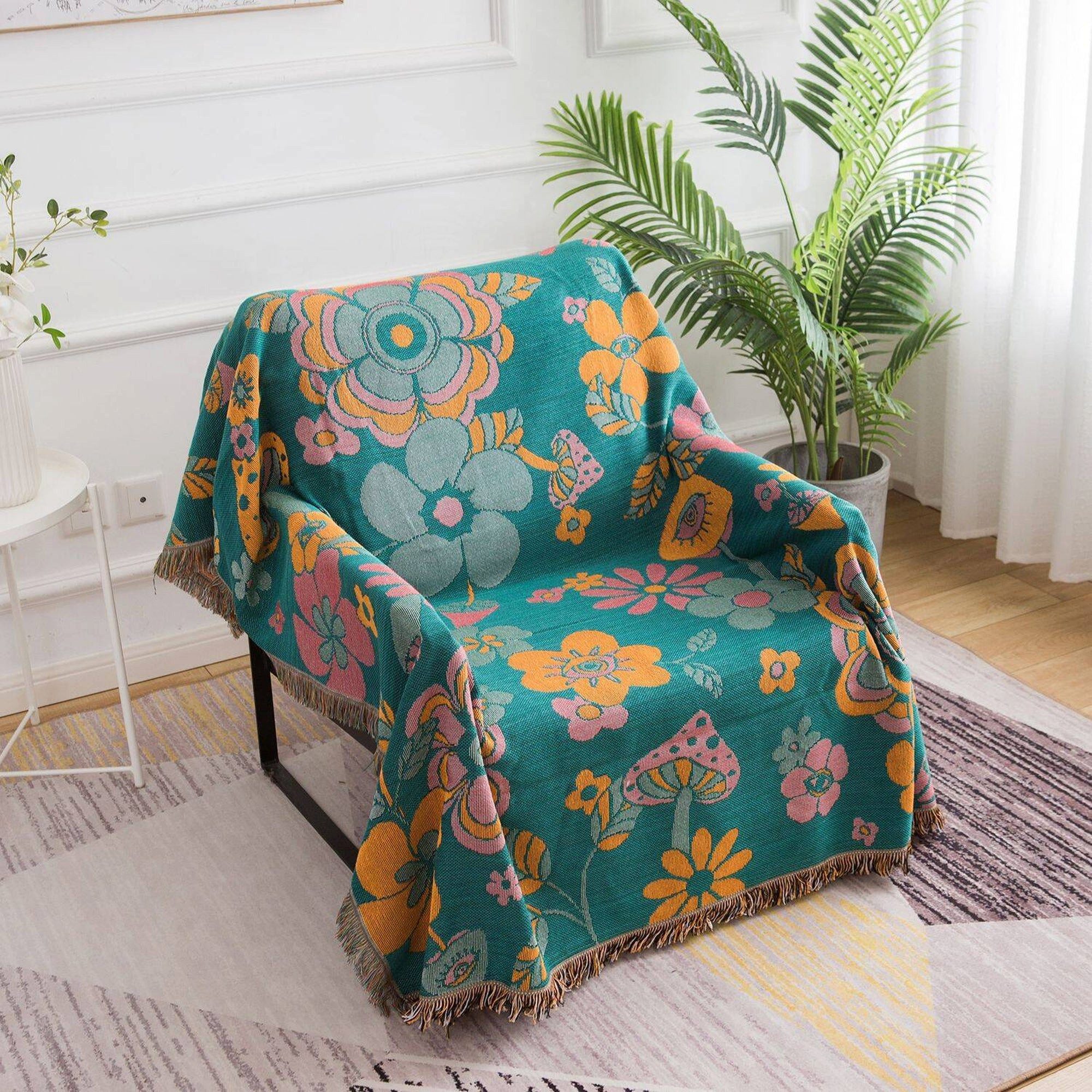 Wohndecke Böhmische Decke, modische Deko-Sofadecke, Abdeckdecke günstig online kaufen