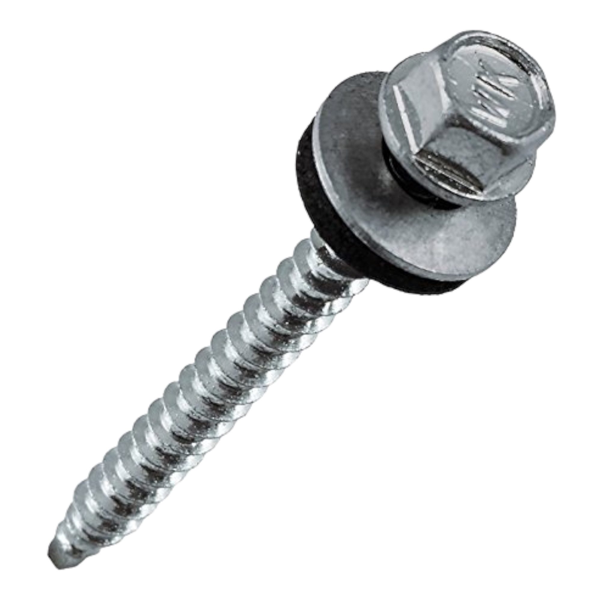 Schrauben-Set 250 Stück Trapezblechschrauben Bohrschrauben 4,8 x 35mm Ral 9006