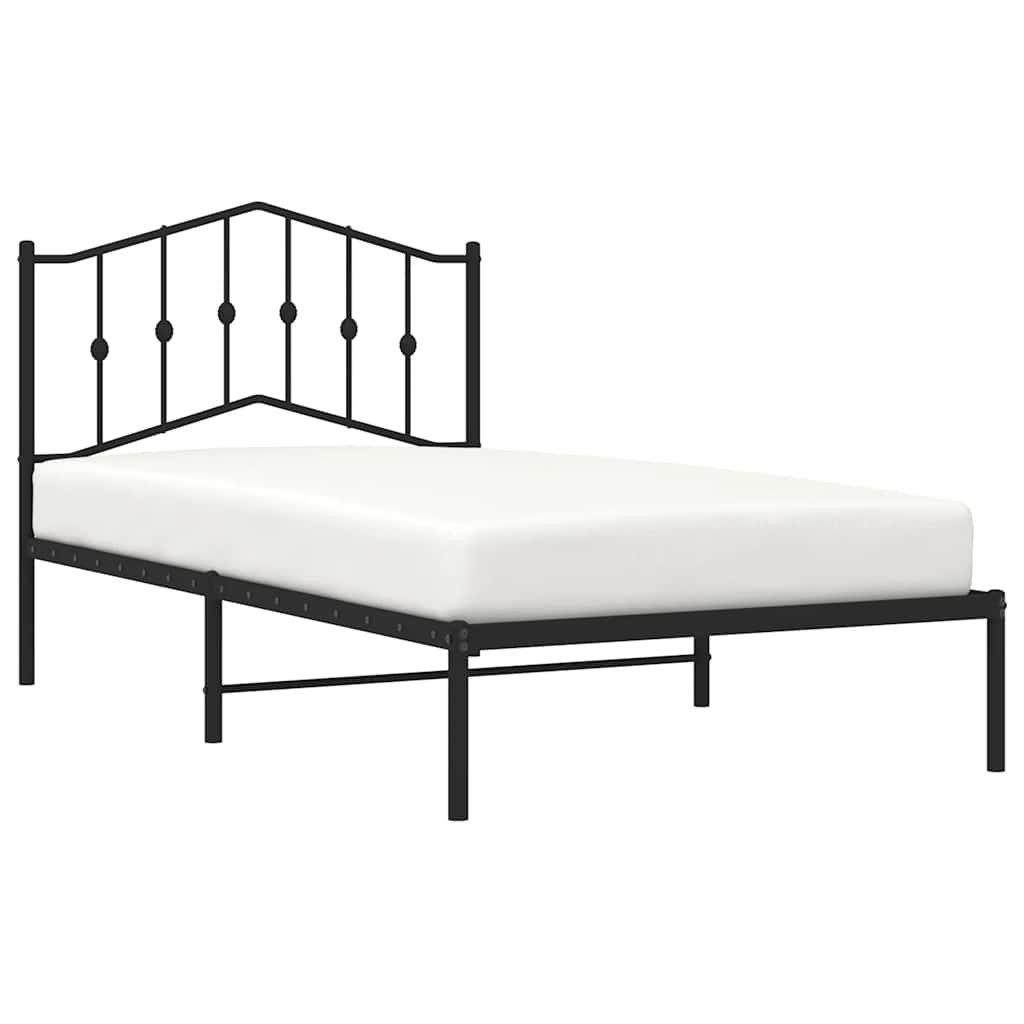 vidaXL Bett Bettgestell mit Kopfteil Metall günstig online kaufen