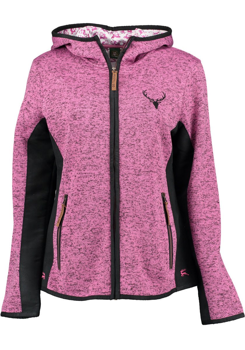 OS Trachten Strickfleecejacke Zumgu Outdoorjacke mit günstig online kaufen