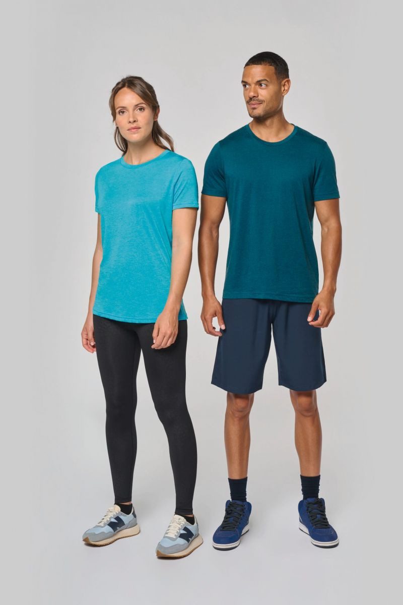 Proact Trainingsshirt Damen-Triblend-Sportshirt mit Rundhalsausschnitt