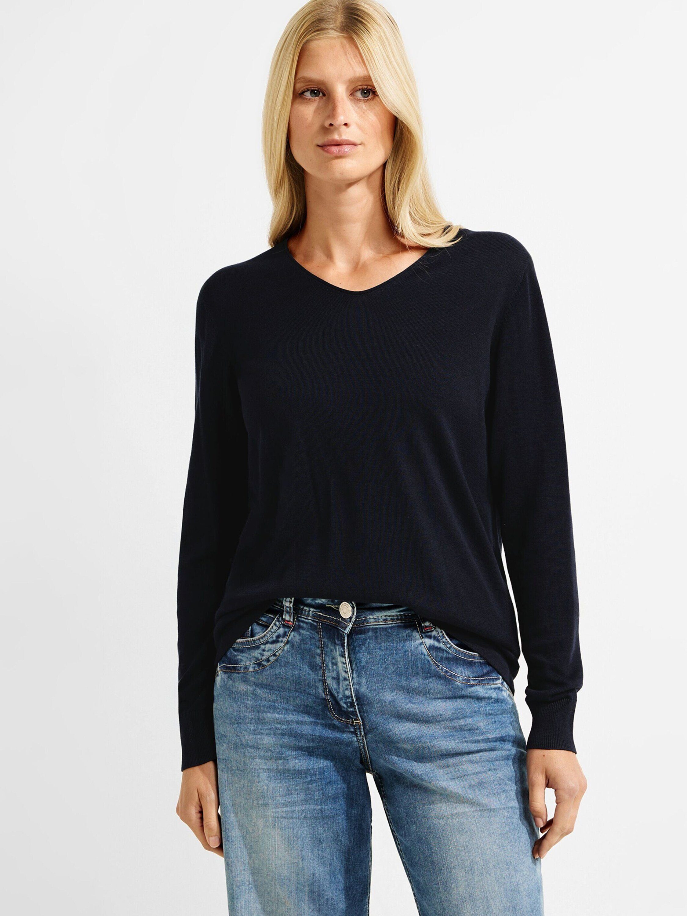 CECIL Strickpullover (1-tlg) Plain/ohne Details